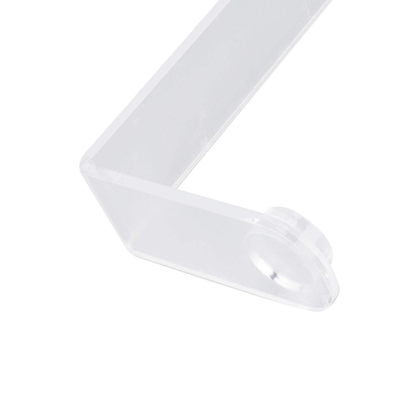 Acrylic Paper Towel Holder Under Cabinet Self Adhesive Paper Towel Rack view 7