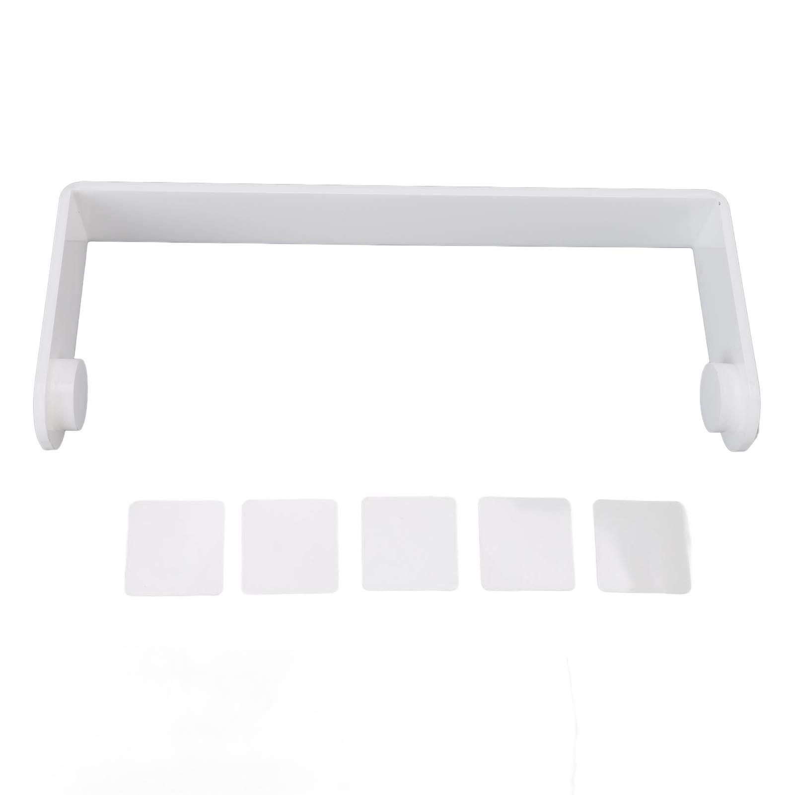 Acrylic Paper Towel Holder Under Cabinet Self Adhesive Paper Towel Rack view 3