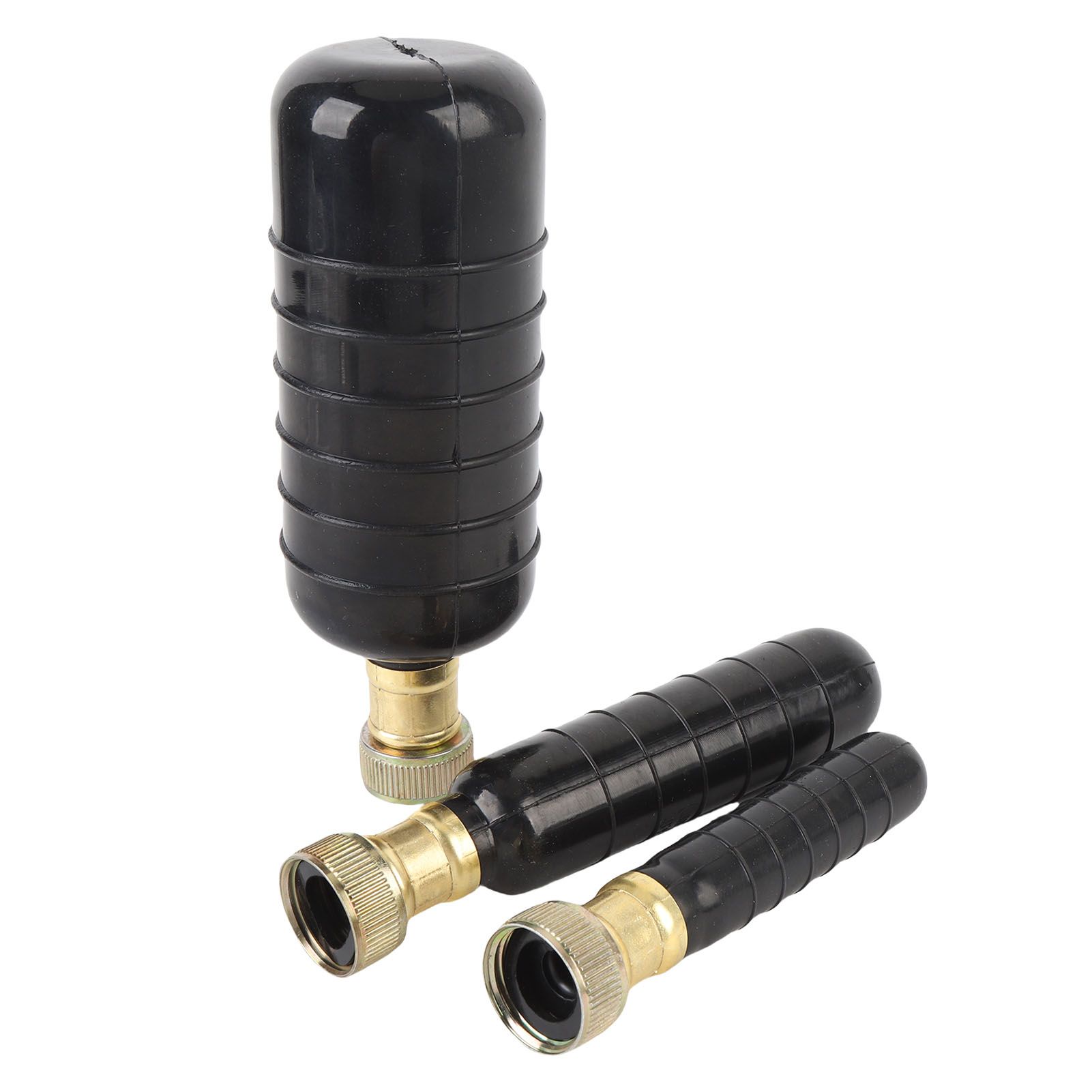 3PCS Drain Bladder Kit Rubber Drain Blockage Unclog Cleaning Bladders Fit for view 8