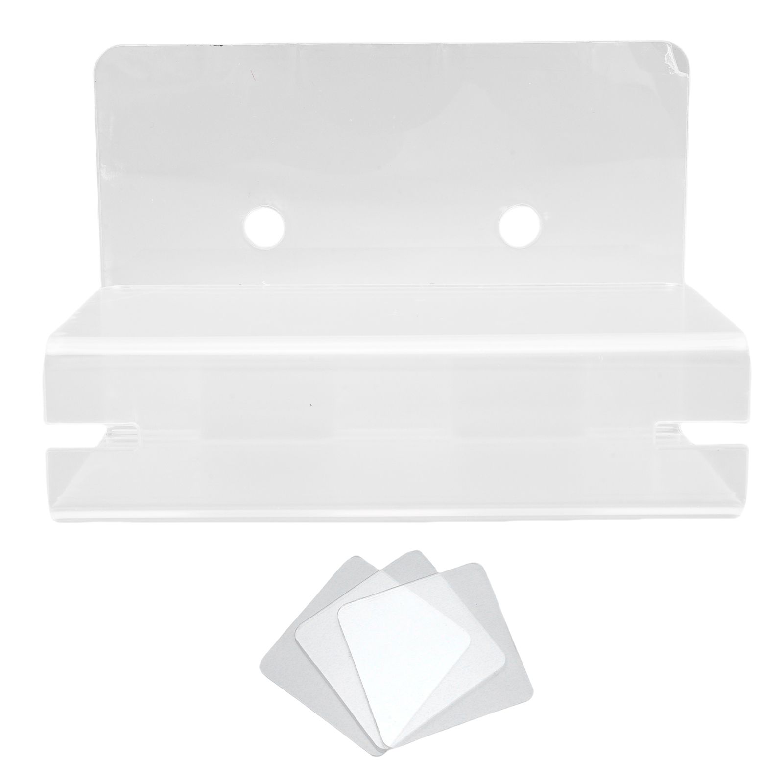 Adhesive Toothbrush Holder Wall Mounted Acrylic Toothbrush Storage Organizer view 3