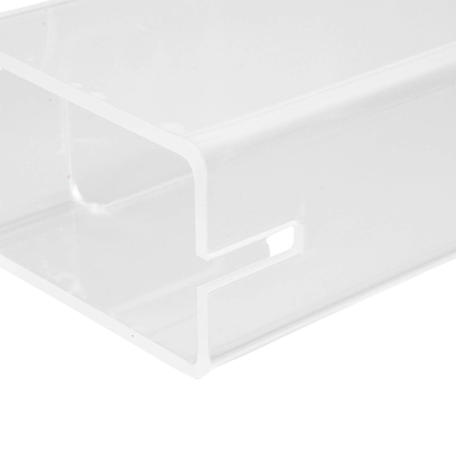 Adhesive Toothbrush Holder Wall Mounted Acrylic Toothbrush Storage Organizer view 7