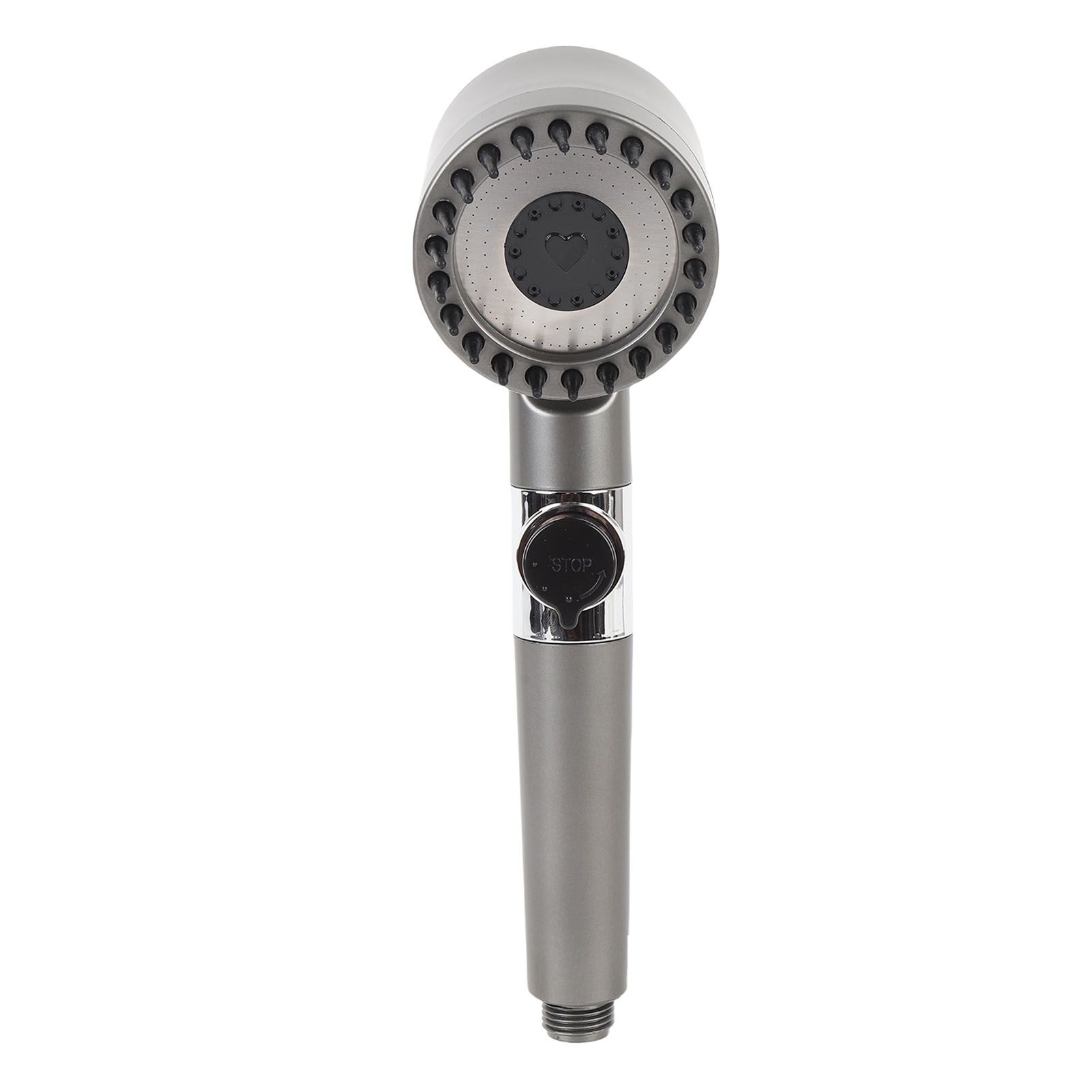 Pressure Boost Handheld Showerhead Cr Plated Plastic Multi Modes Flexible Hose view 6