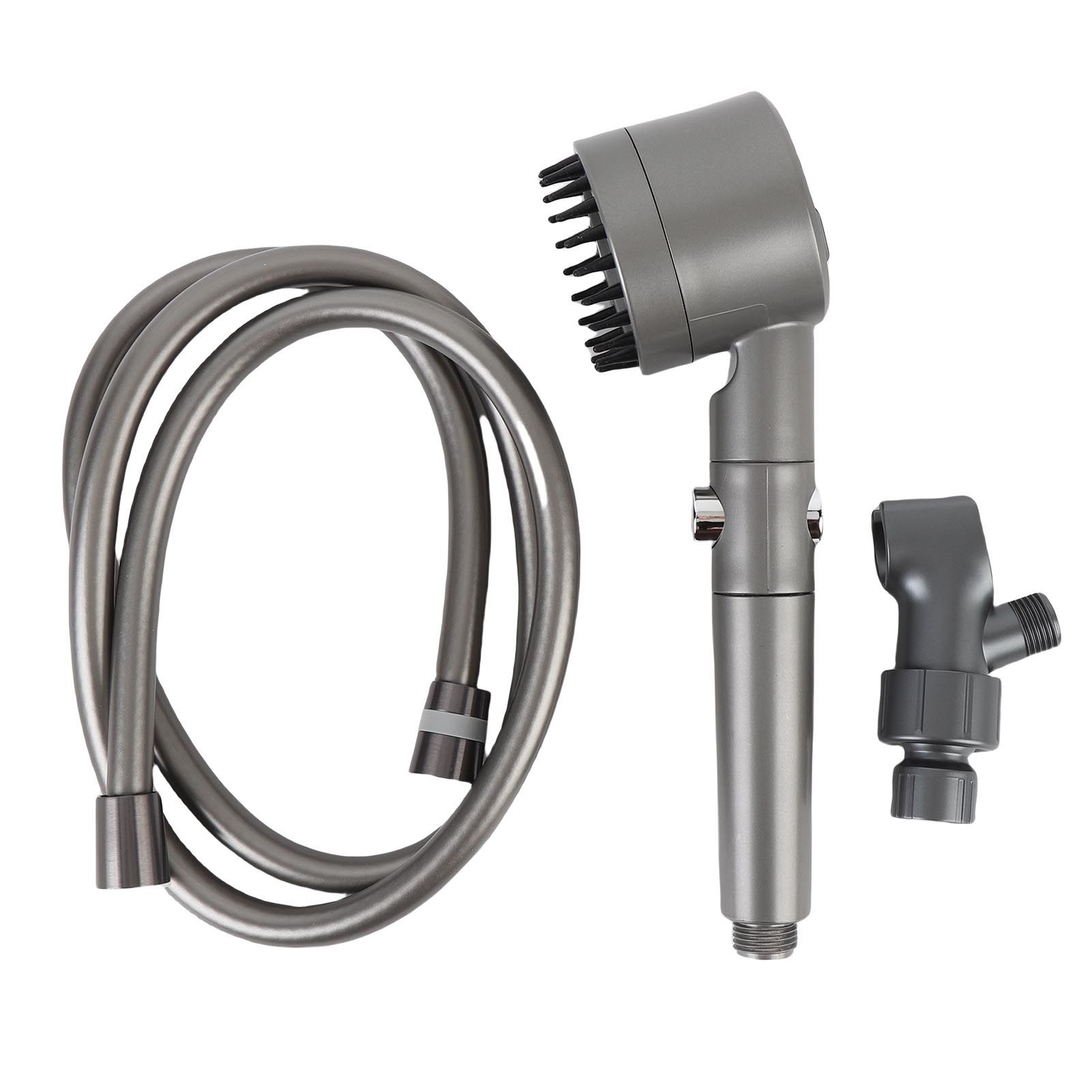 Handheld Filtered Shower Sprayer Adjustable Spray Modes Plastic Chrome Plated view 3