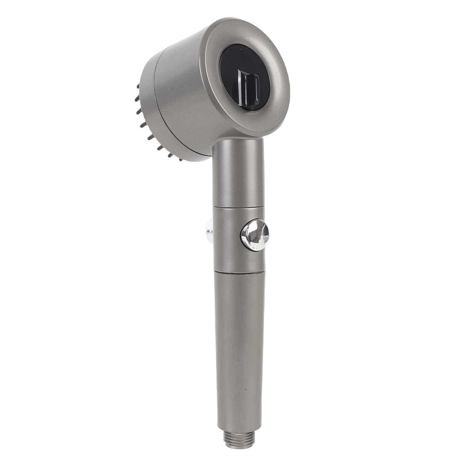 Handheld Filtered Shower Sprayer Adjustable Spray Modes Plastic Chrome Plated view 9