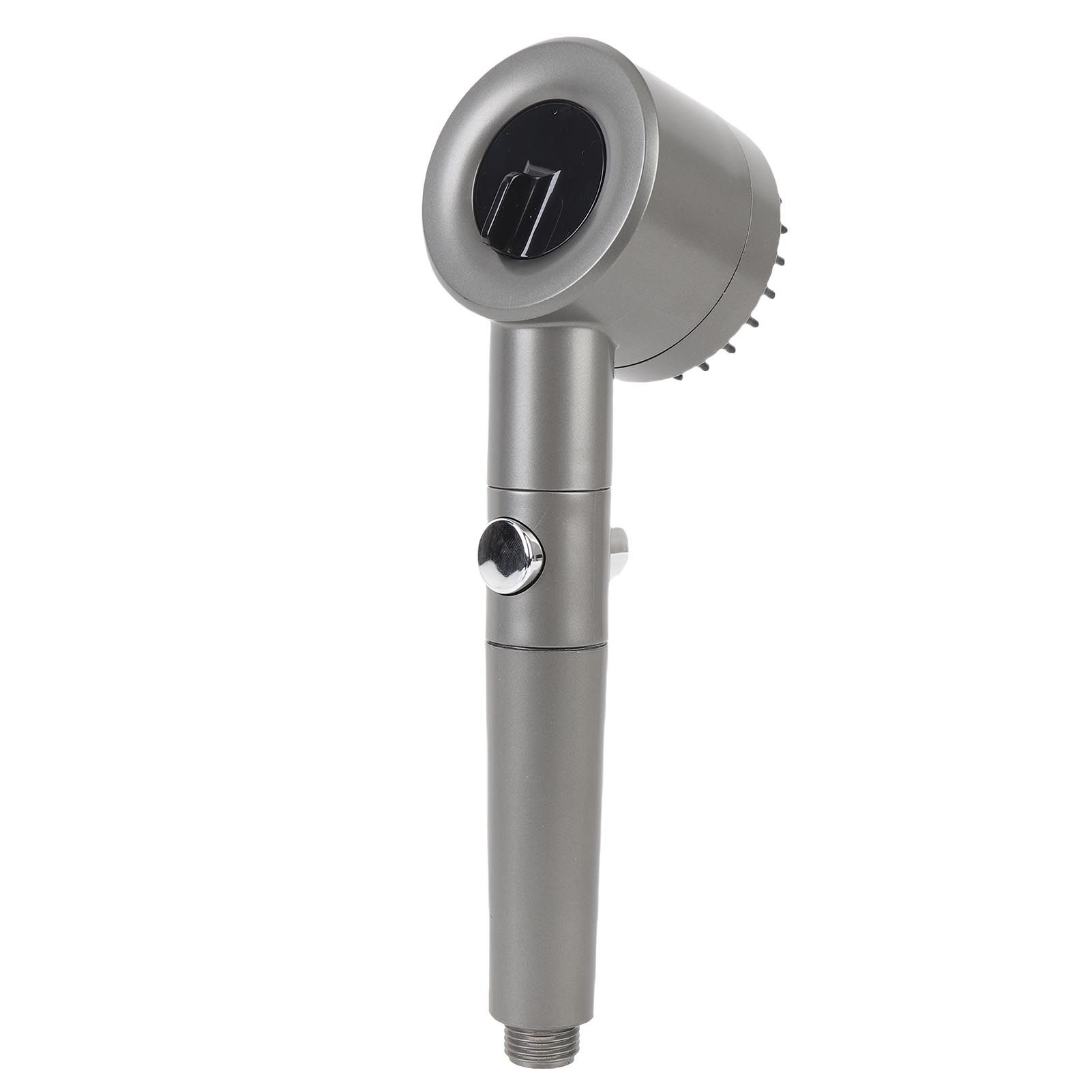 Handheld Filtered Shower Sprayer Adjustable Spray Modes Plastic Chrome Plated view 11