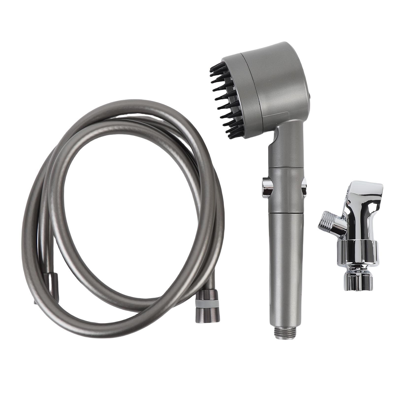 Handheld Filtered Shower Sprayer Adjustable Spray Modes Plastic Chrome Plated view 3