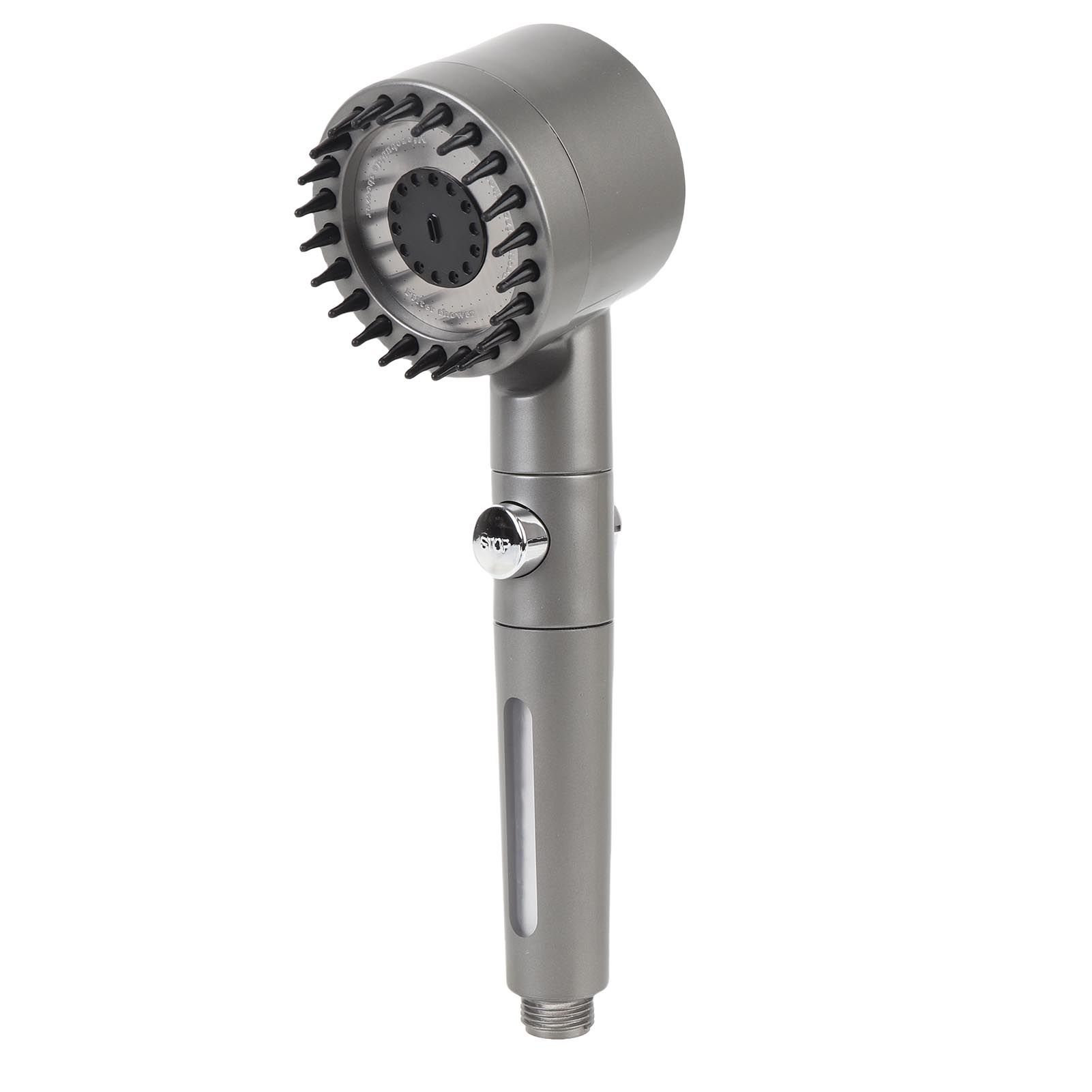 Handheld Filtered Shower Sprayer Adjustable Spray Modes Plastic Chrome Plated view 6