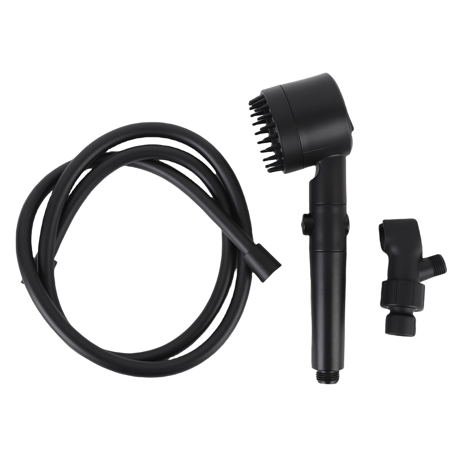 Handheld Filtered Shower Sprayer Adjustable Spray Modes Plastic Chrome Plated view 3