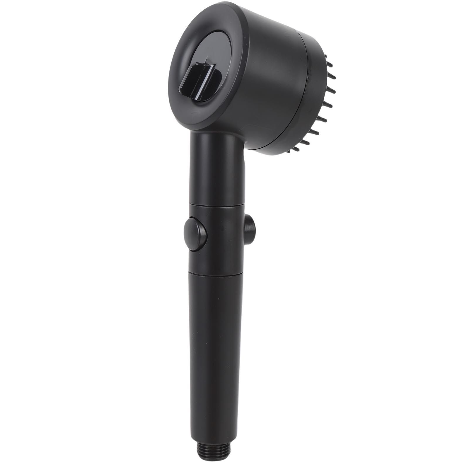 Handheld Filtered Shower Sprayer Adjustable Spray Modes Plastic Chrome Plated view 12