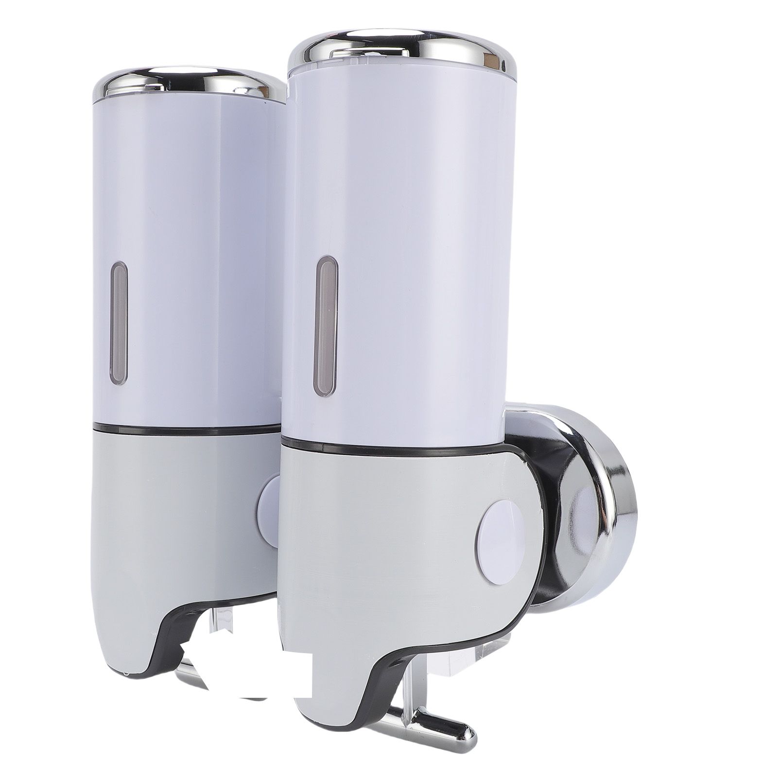 Wall Mount Soap Dispenser Double Cylinder 1000ml Manual Wall Mounted Bathroom view 6