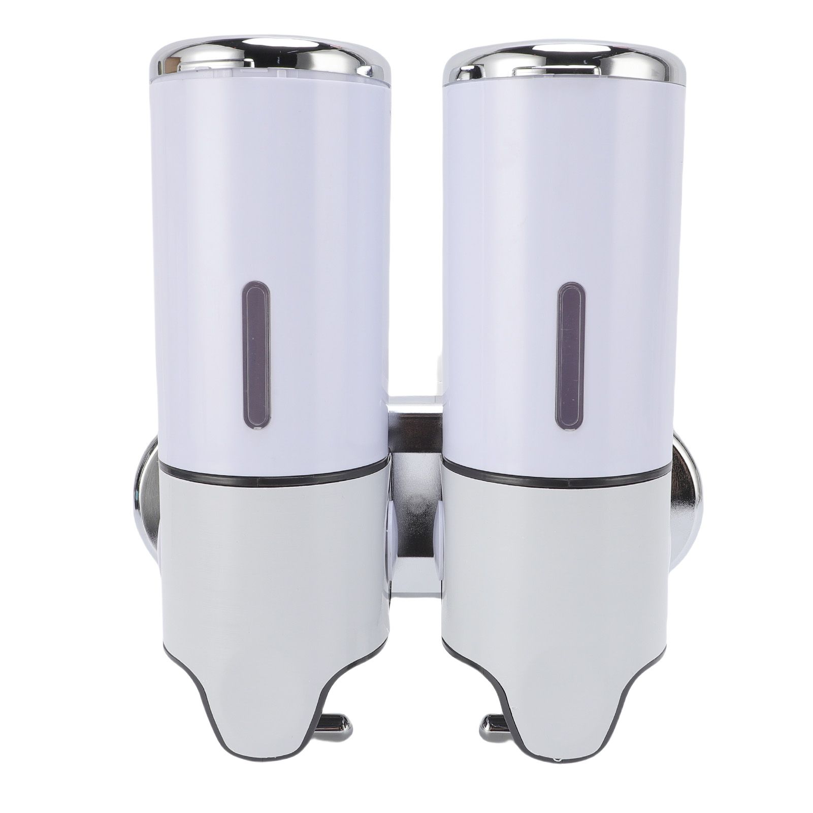 Wall Mount Soap Dispenser Double Cylinder 1000ml Manual Wall Mounted Bathroom view 12