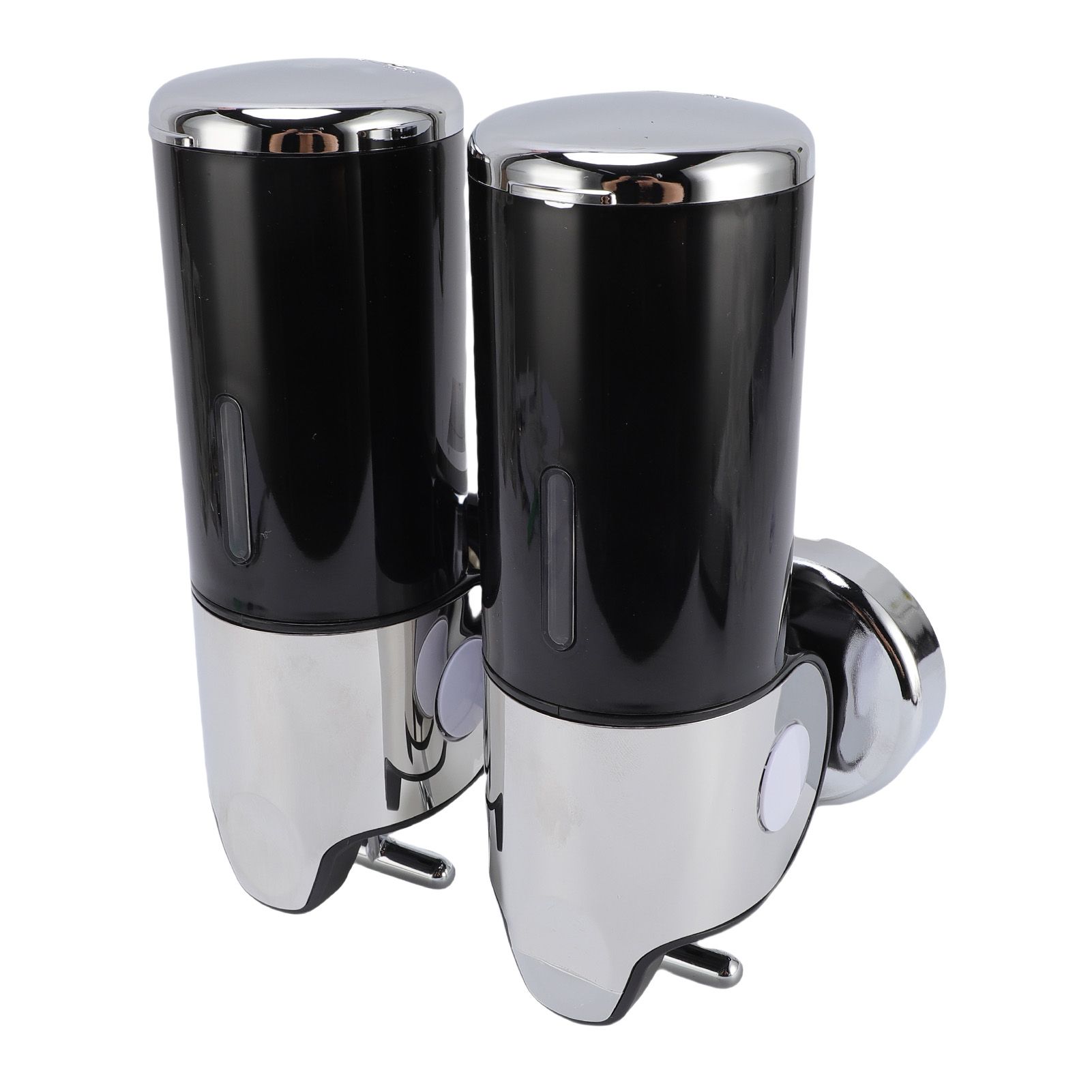 Wall Mount Soap Dispenser Double Cylinder 1000ml Manual Wall Mounted Bathroom