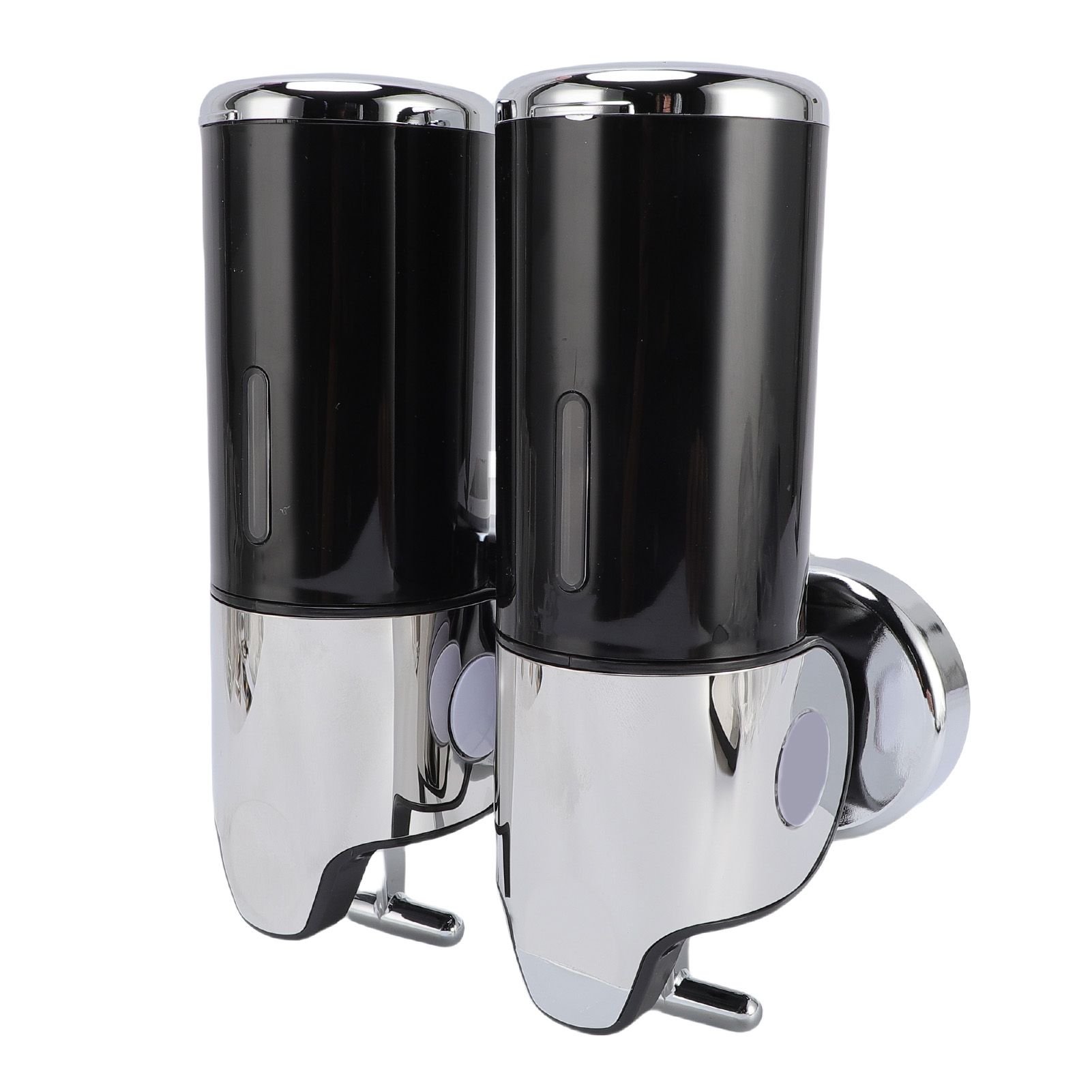 Wall Mount Soap Dispenser Double Cylinder 1000ml Manual Wall Mounted Bathroom view 4