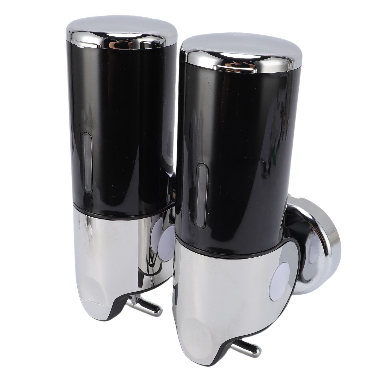 Wall Mount Soap Dispenser Double Cylinder 1000ml Manual Wall Mounted Bathroom view 6