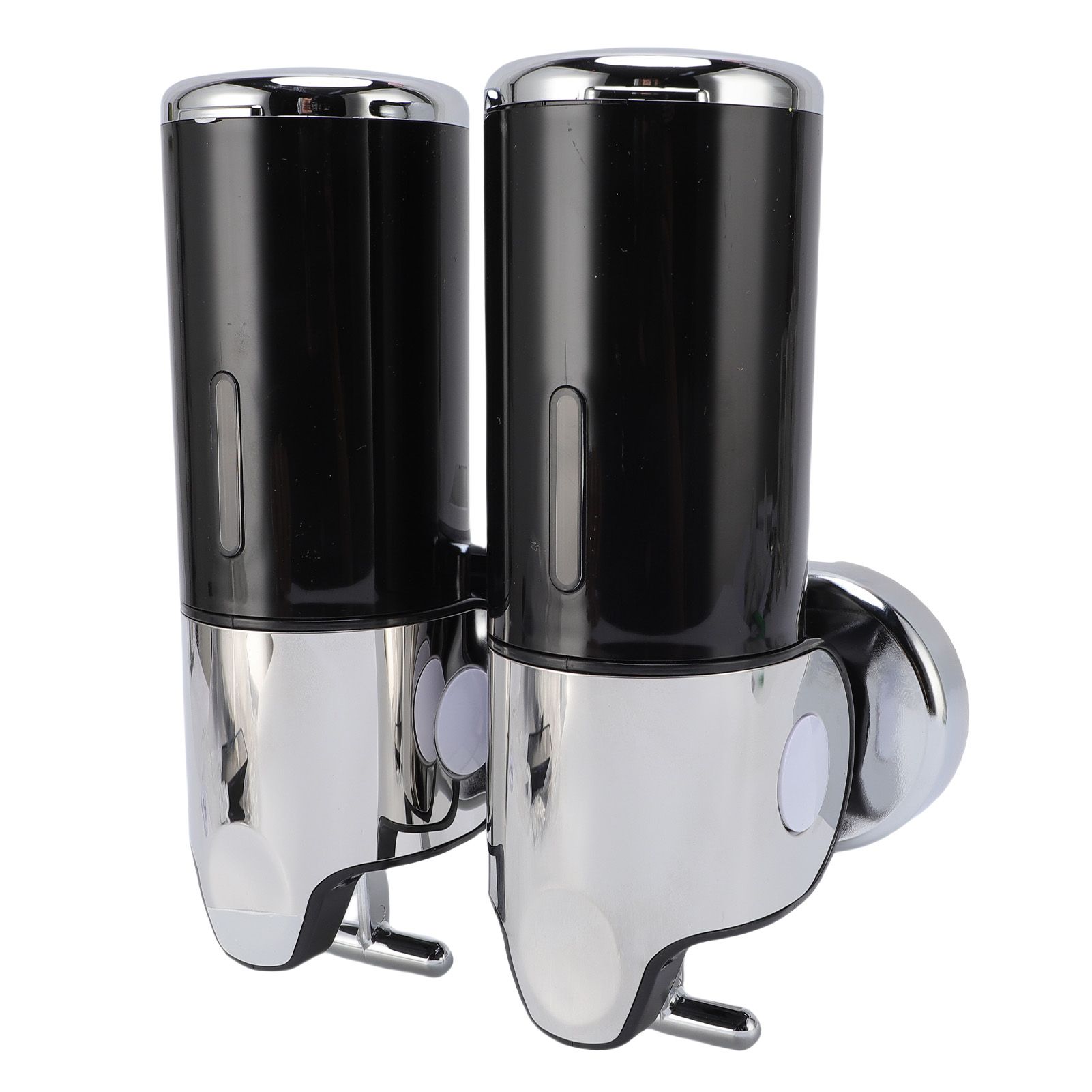 Wall Mount Soap Dispenser Double Cylinder 1000ml Manual Wall Mounted Bathroom view 8
