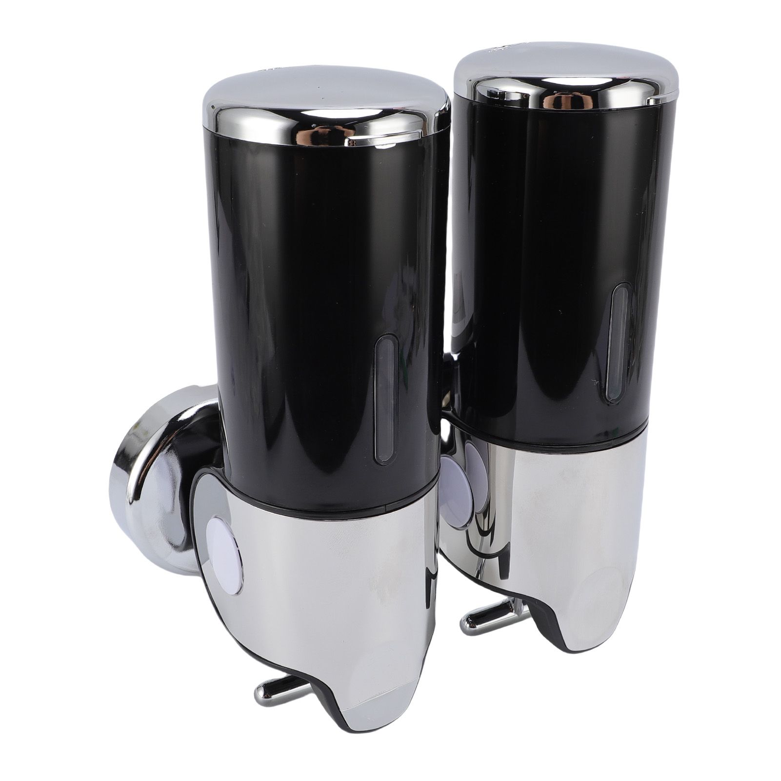 Wall Mount Soap Dispenser Double Cylinder 1000ml Manual Wall Mounted Bathroom view 9
