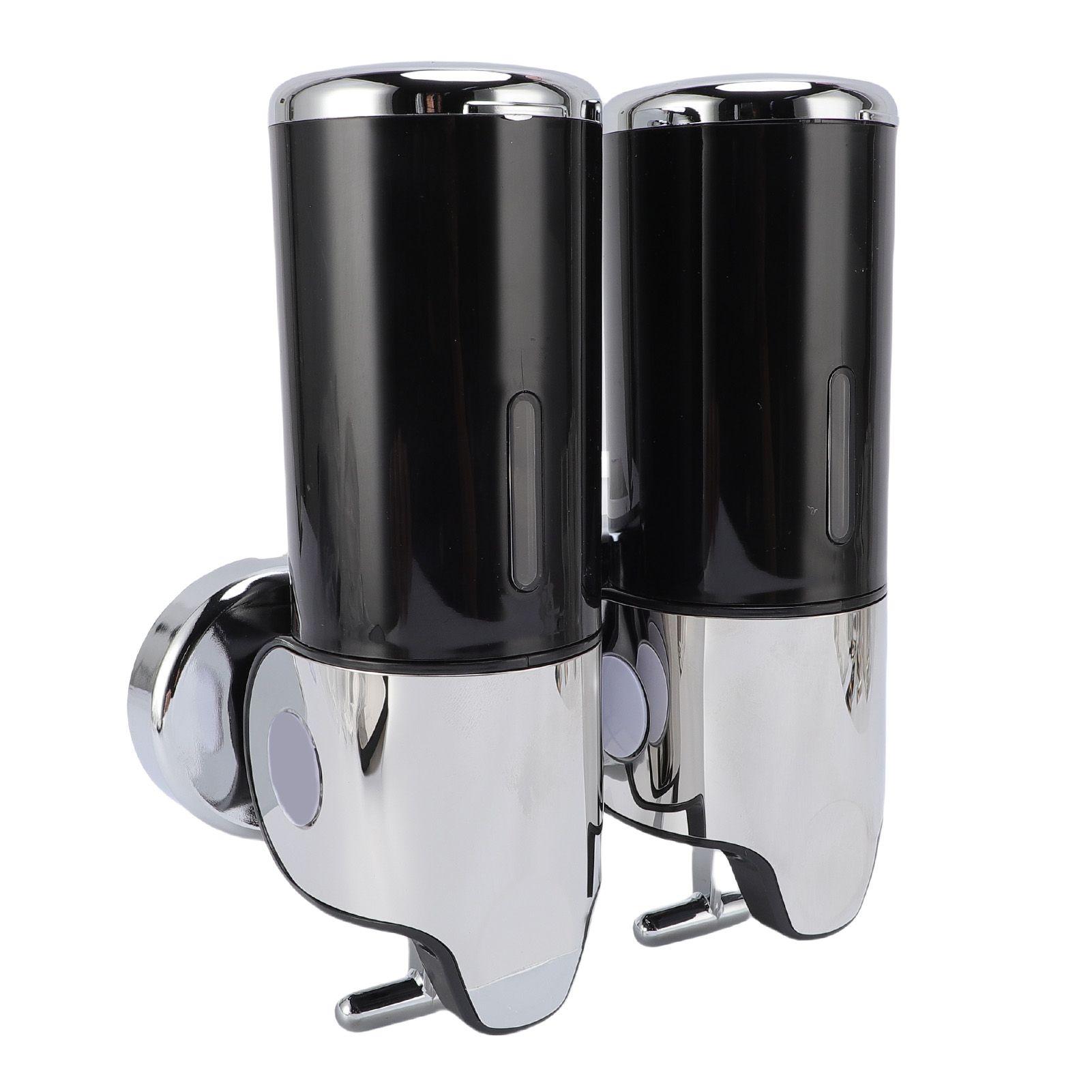 Wall Mount Soap Dispenser Double Cylinder 1000ml Manual Wall Mounted Bathroom view 10
