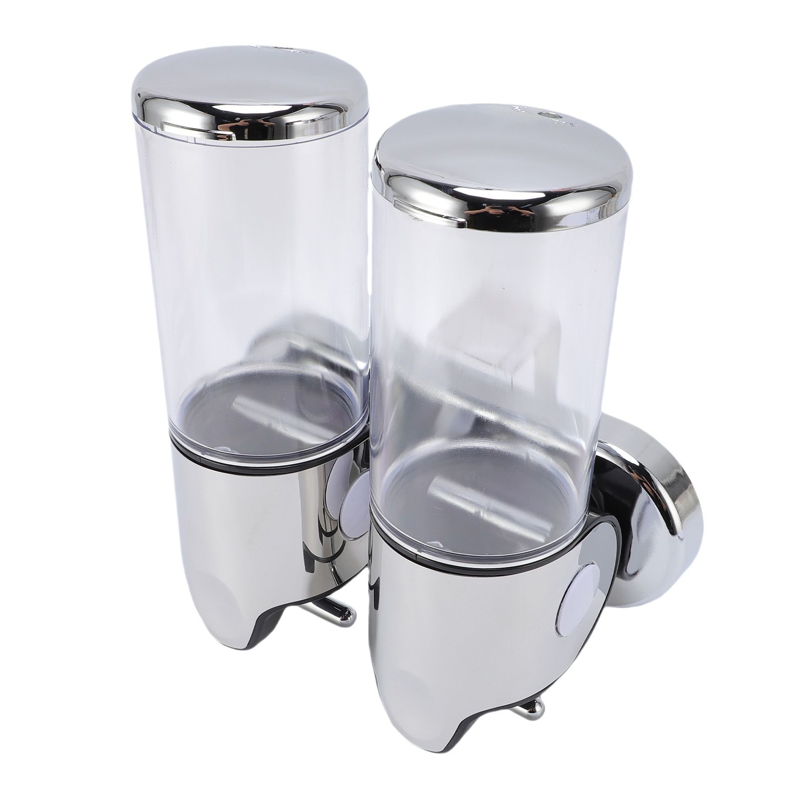 Wall Mount Soap Dispenser Double Cylinder 1000ml Manual Wall Mounted Bathroom view 4