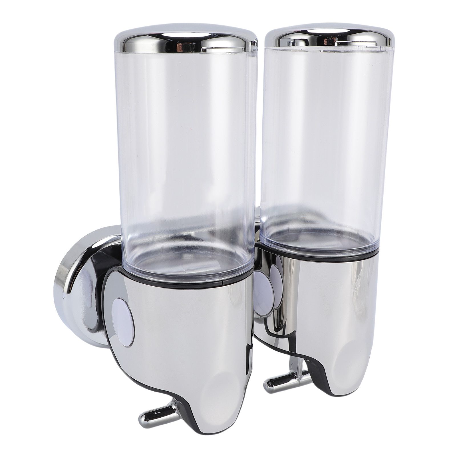 Wall Mount Soap Dispenser Double Cylinder 1000ml Manual Wall Mounted Bathroom view 6