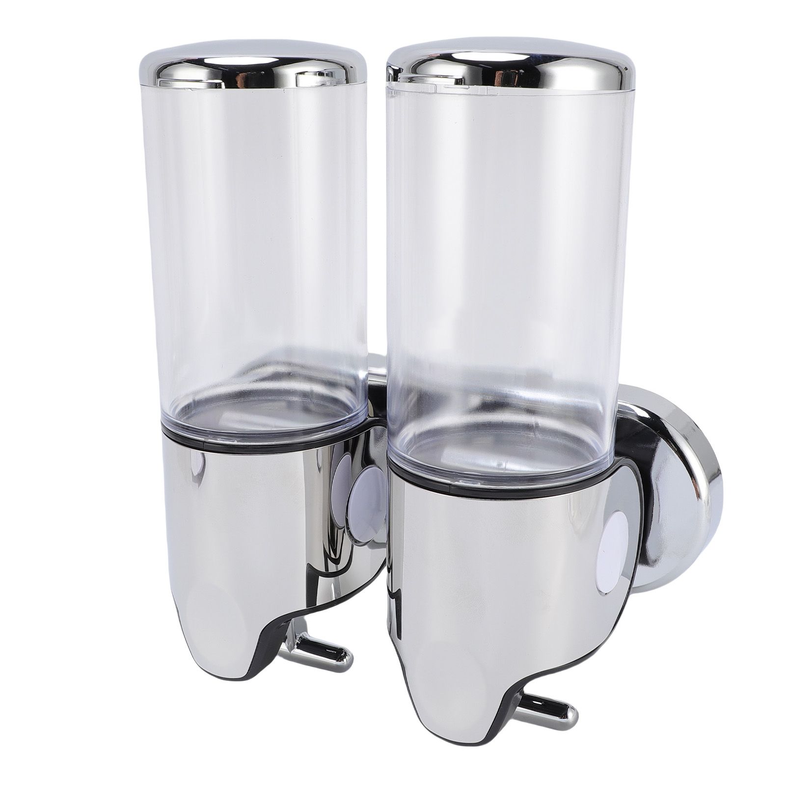 Wall Mount Soap Dispenser Double Cylinder 1000ml Manual Wall Mounted Bathroom view 8