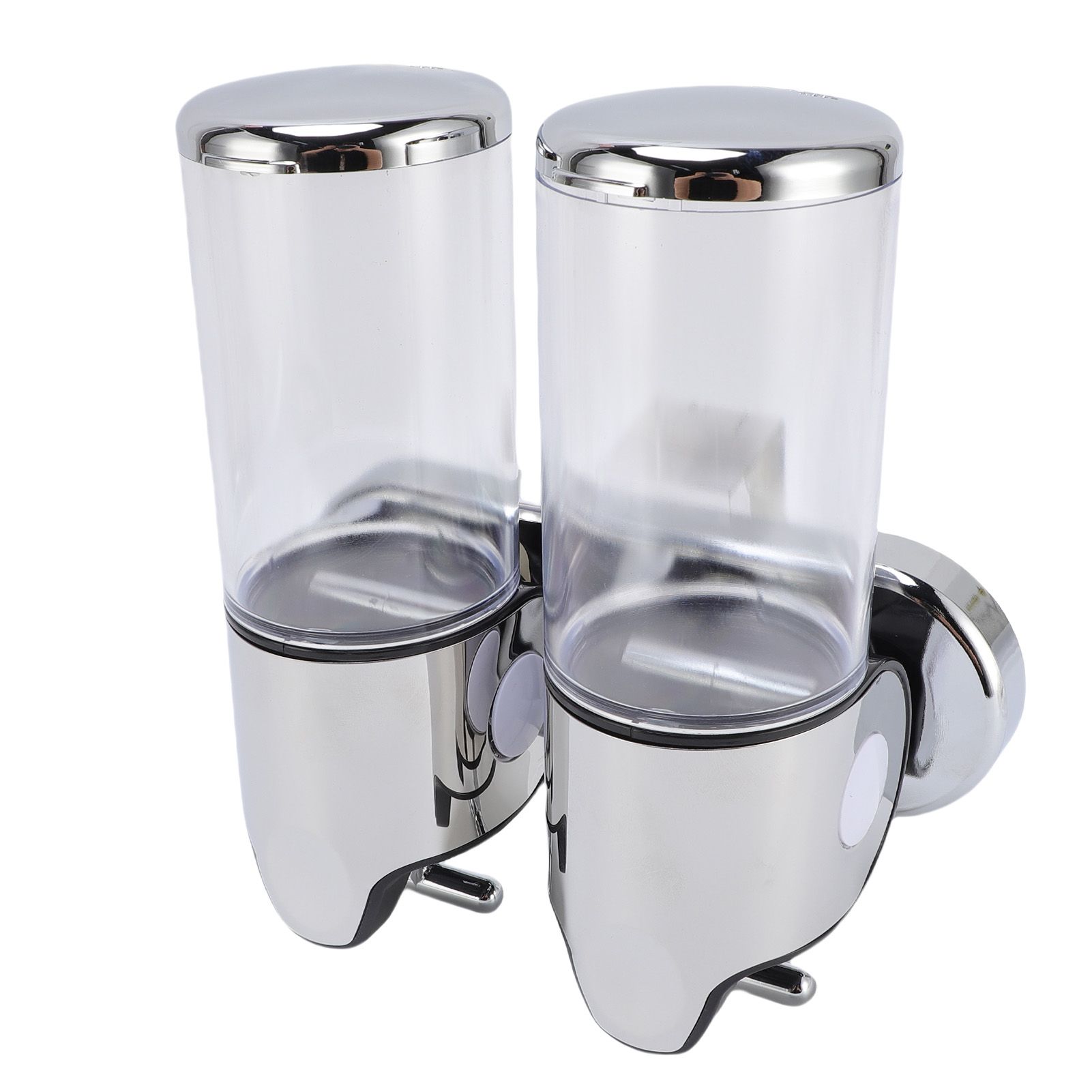 Wall Mount Soap Dispenser Double Cylinder 1000ml Manual Wall Mounted Bathroom view 9