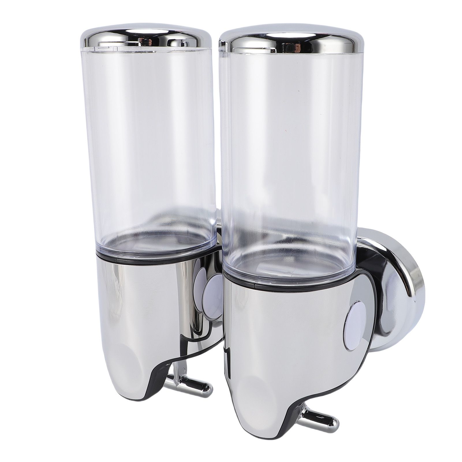 Wall Mount Soap Dispenser Double Cylinder 1000ml Manual Wall Mounted Bathroom view 10