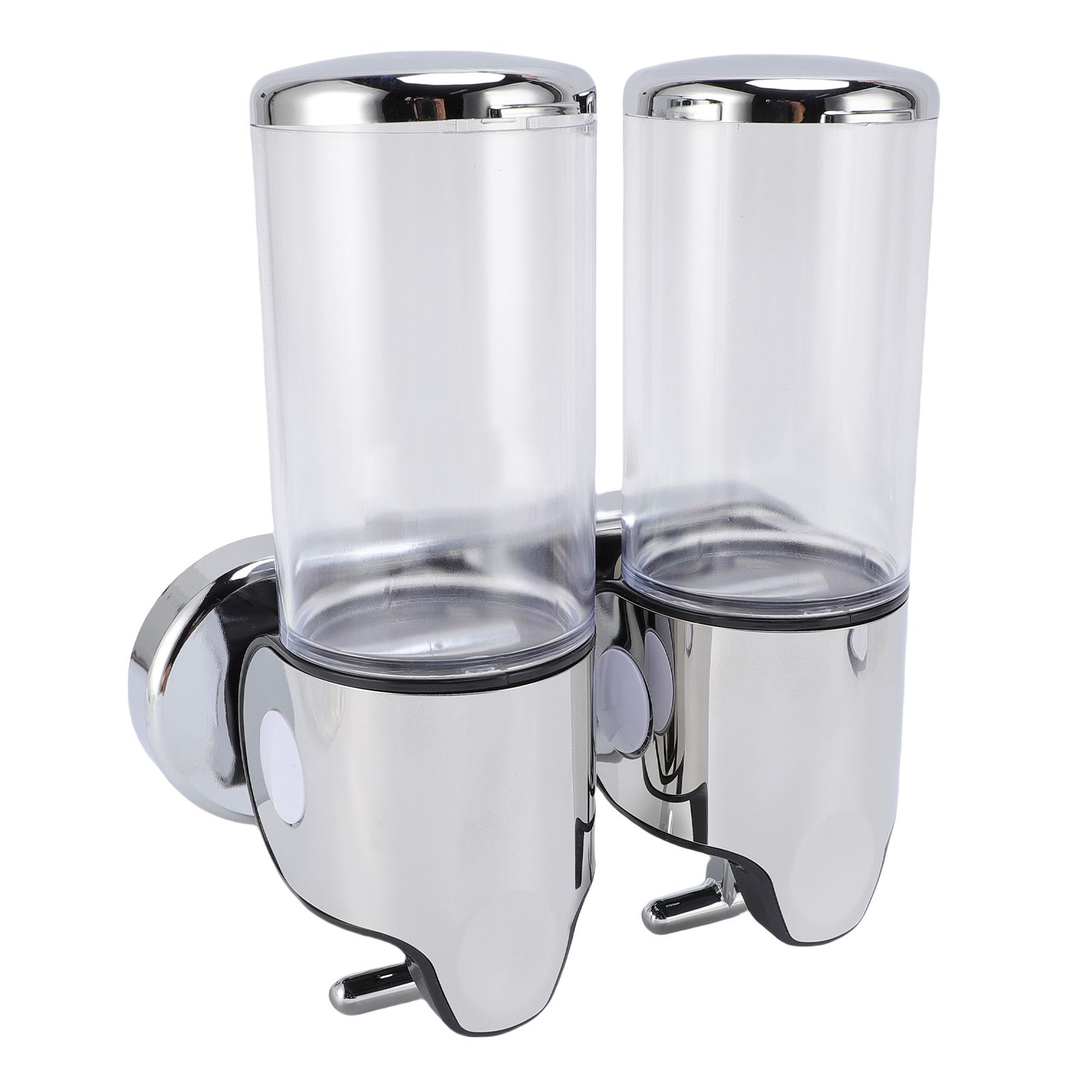 Wall Mount Soap Dispenser Double Cylinder 1000ml Manual Wall Mounted Bathroom view 11