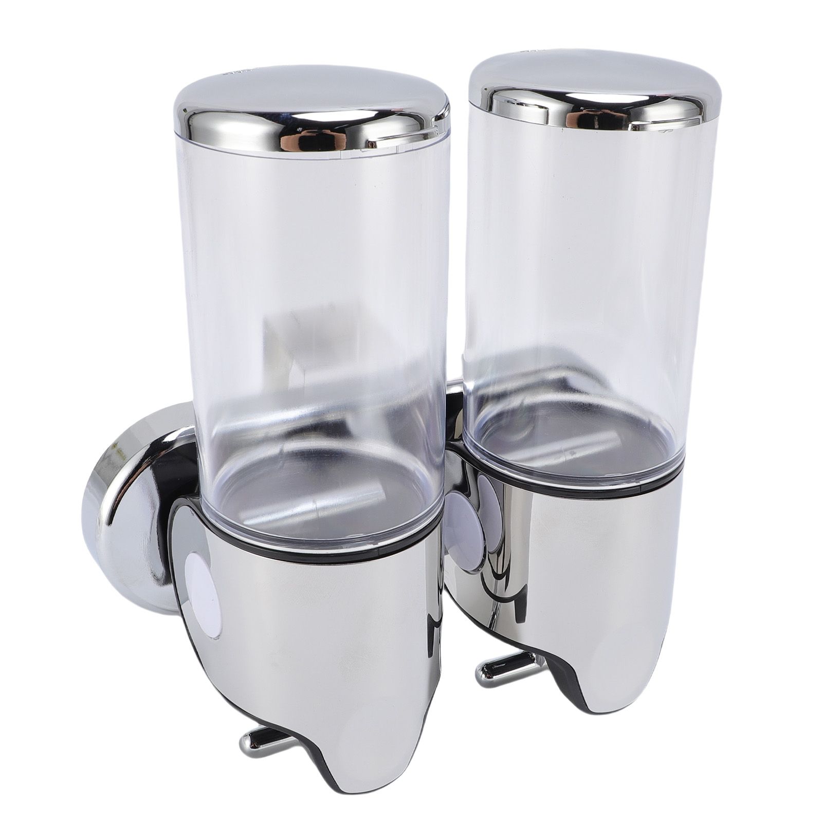 Wall Mount Soap Dispenser Double Cylinder 1000ml Manual Wall Mounted Bathroom view 12