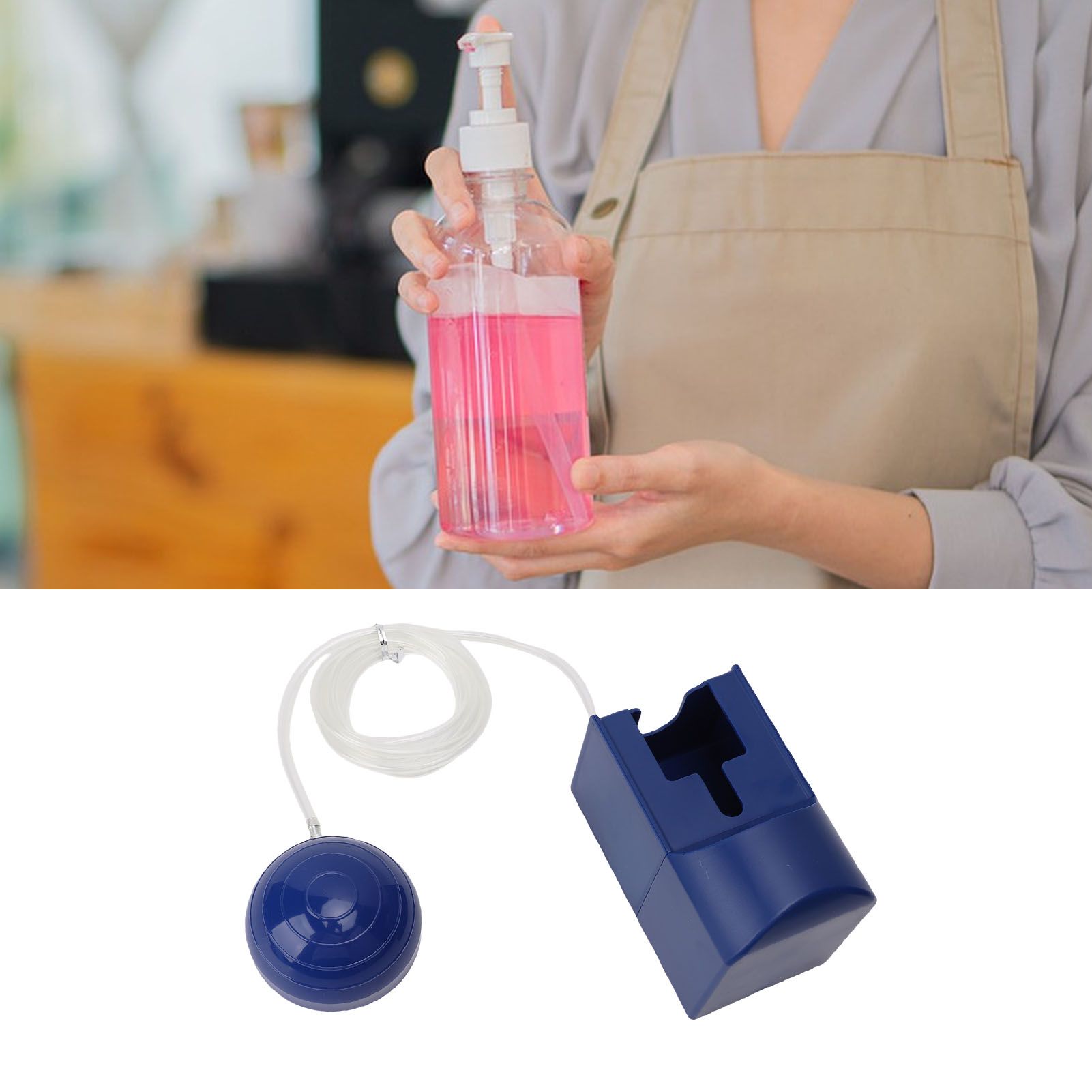 Touchless Soap Dispenser Holder Wall Mounted Soap Dispenser Pump with Foot view 12