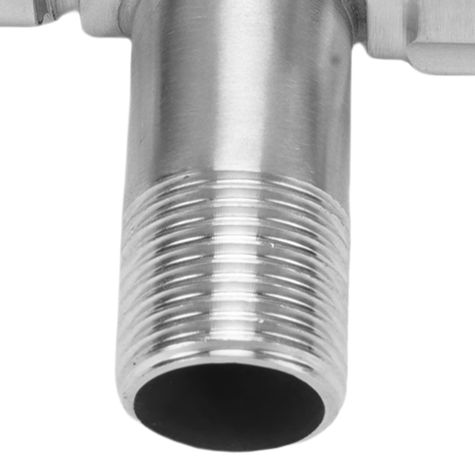 G1/2 Faucet 304 Stainless Steel Quick Opening Double Outlets Lengthened Water view 2