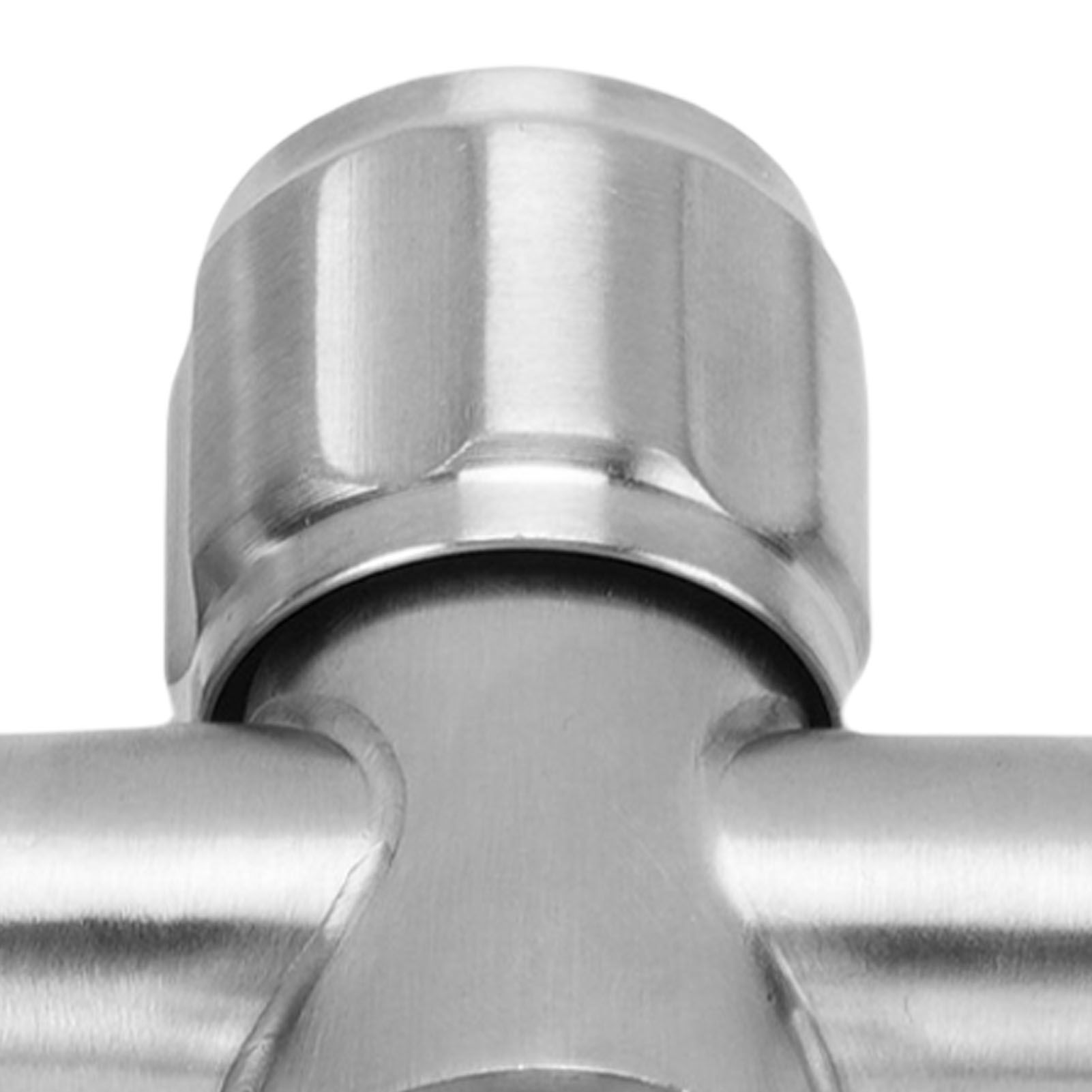 G1/2 Faucet 304 Stainless Steel Quick Opening Double Outlets Lengthened Water view 7