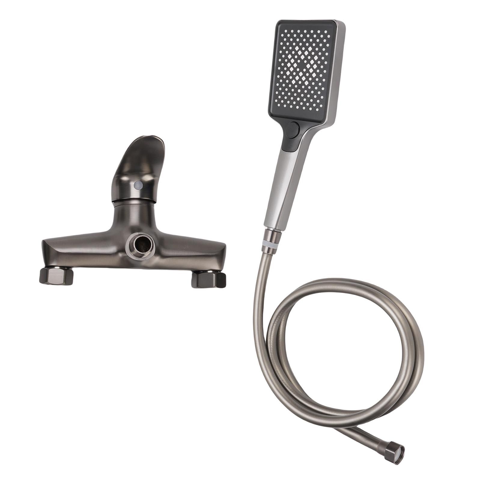 Handheld Shower Head System Kit Copper High Pressure Bathroom Shower Valve Kit