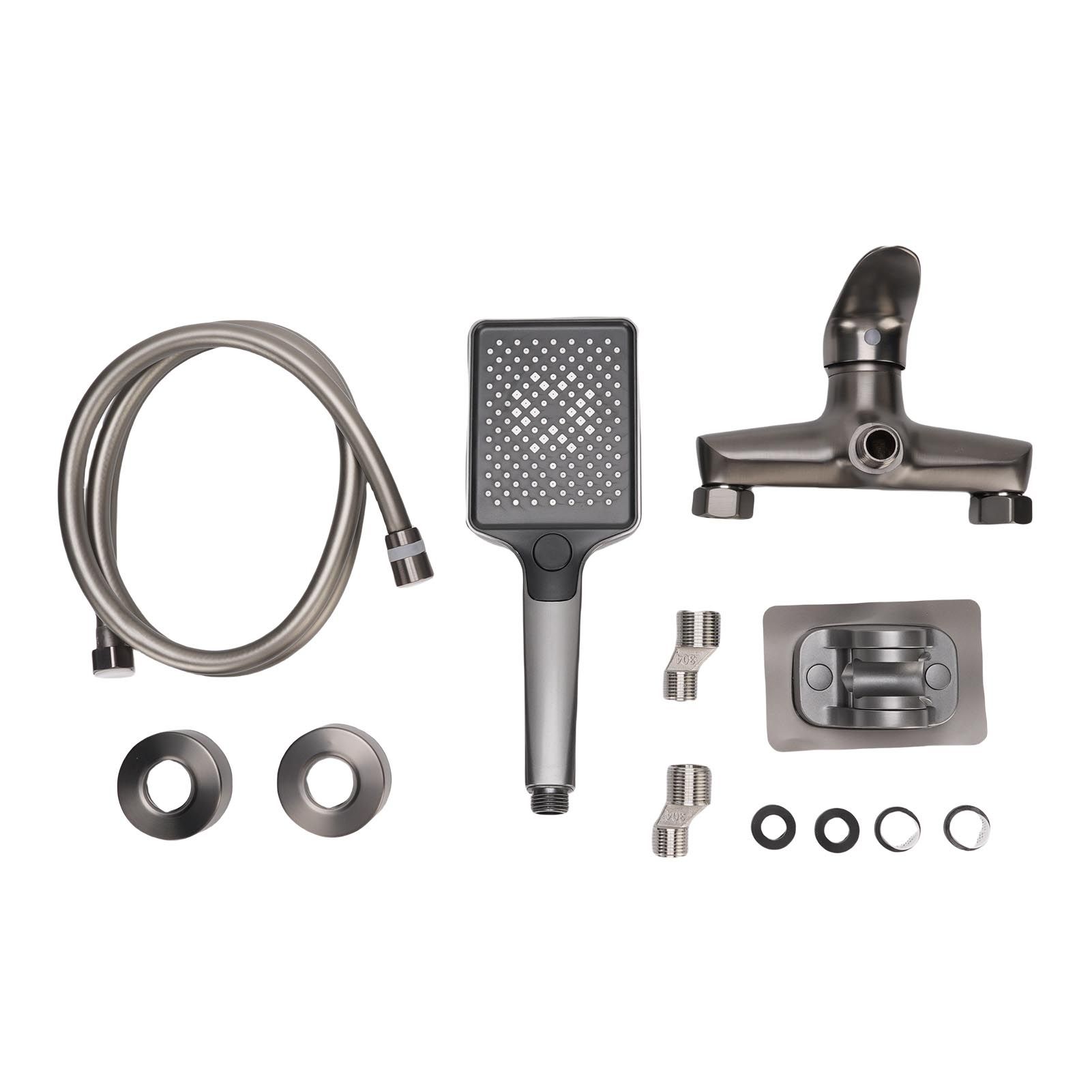 Handheld Shower Head System Kit Copper High Pressure Bathroom Shower Valve Kit view 3