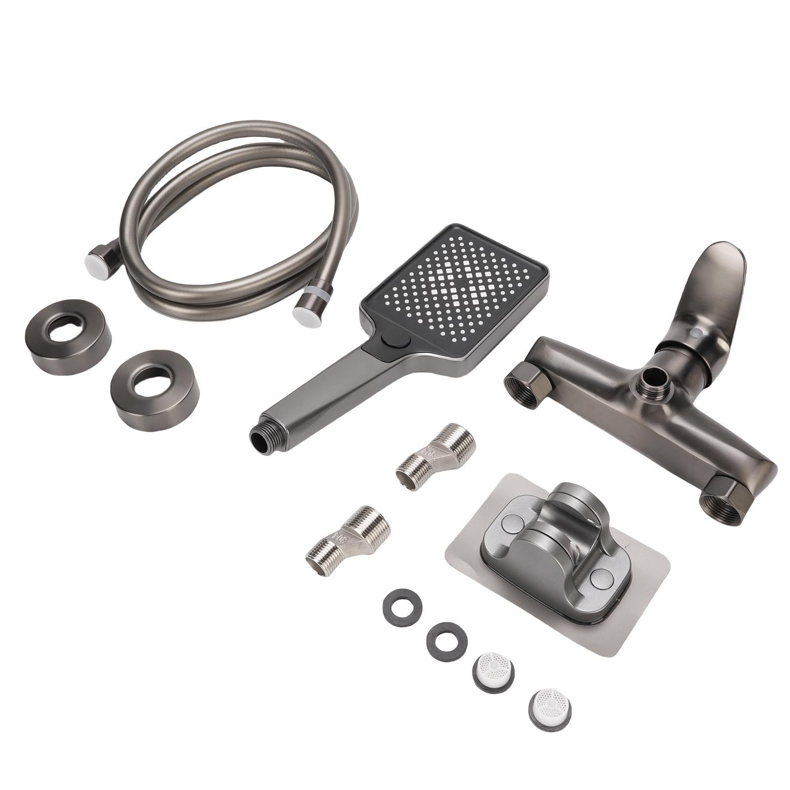 Handheld Shower Head System Kit Copper High Pressure Bathroom Shower Valve Kit view 9
