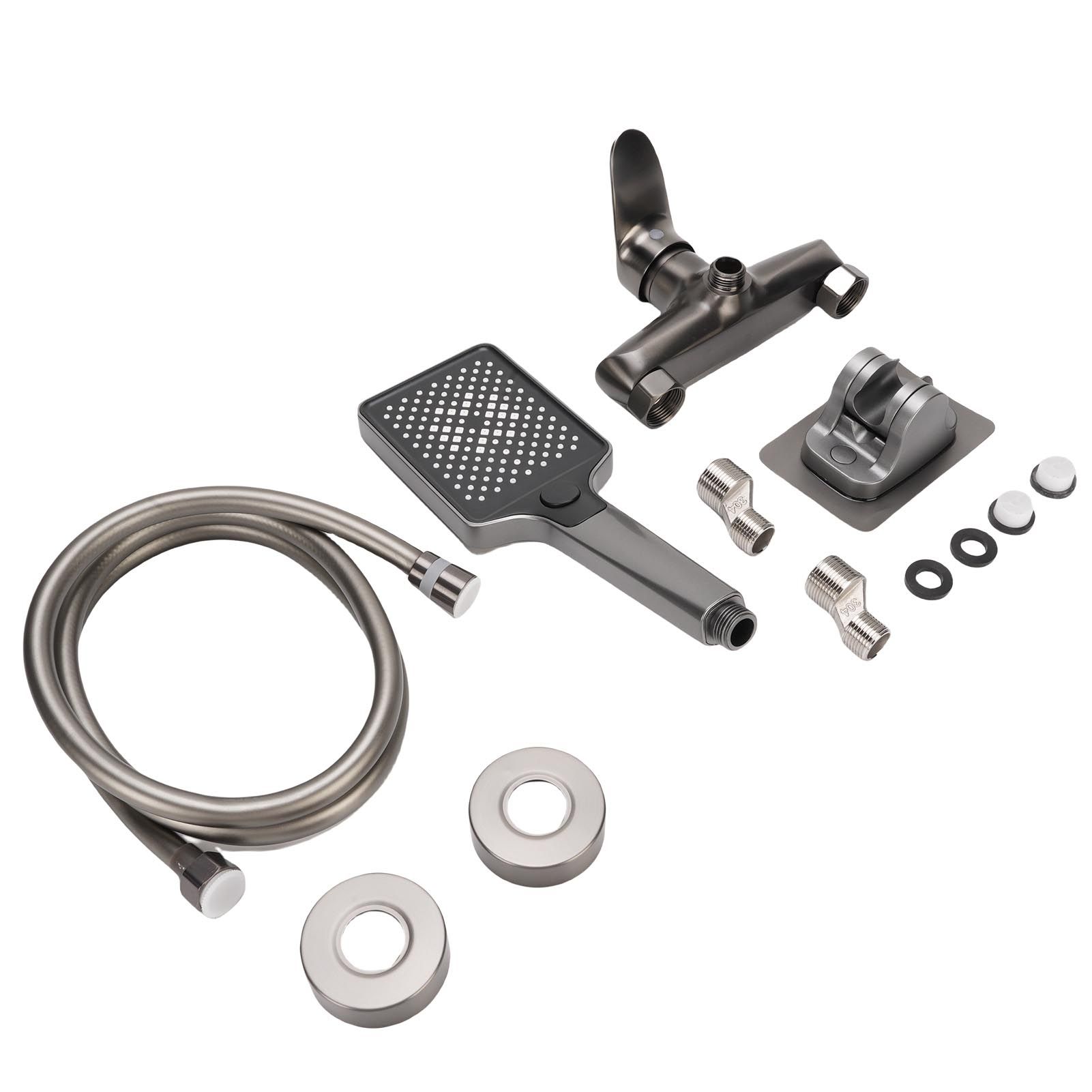 Handheld Shower Head System Kit Copper High Pressure Bathroom Shower Valve Kit view 11