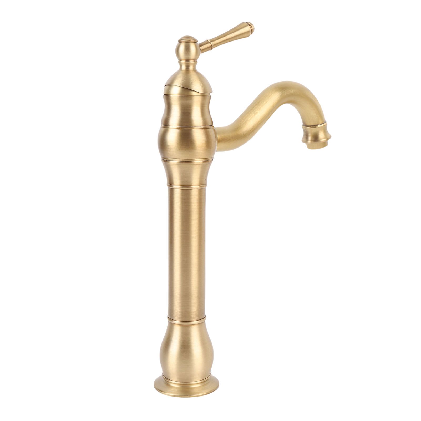 Single Handle Single Hole Vessel Sink Faucet Swivel Bathroom Faucet Hot and