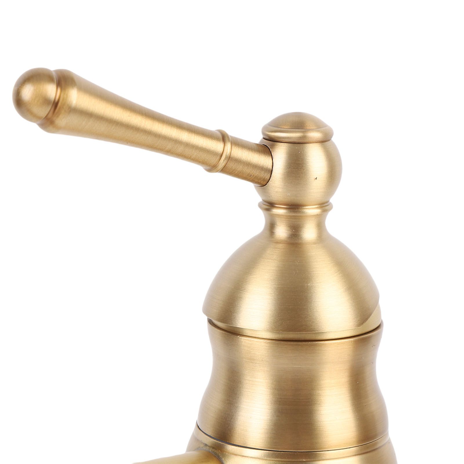 Single Handle Single Hole Vessel Sink Faucet Swivel Bathroom Faucet Hot and view 2