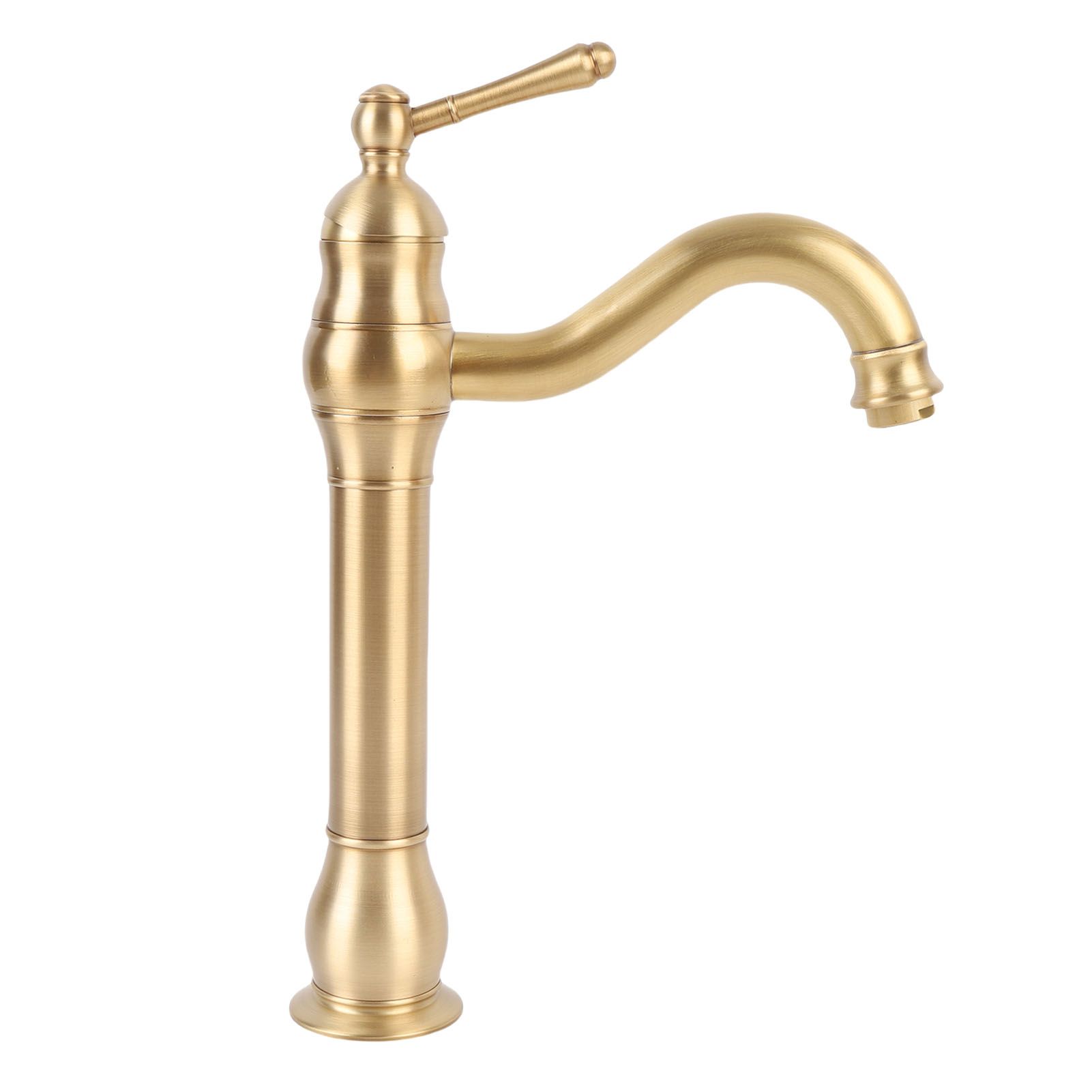 Single Handle Single Hole Vessel Sink Faucet Swivel Bathroom Faucet Hot and view 4
