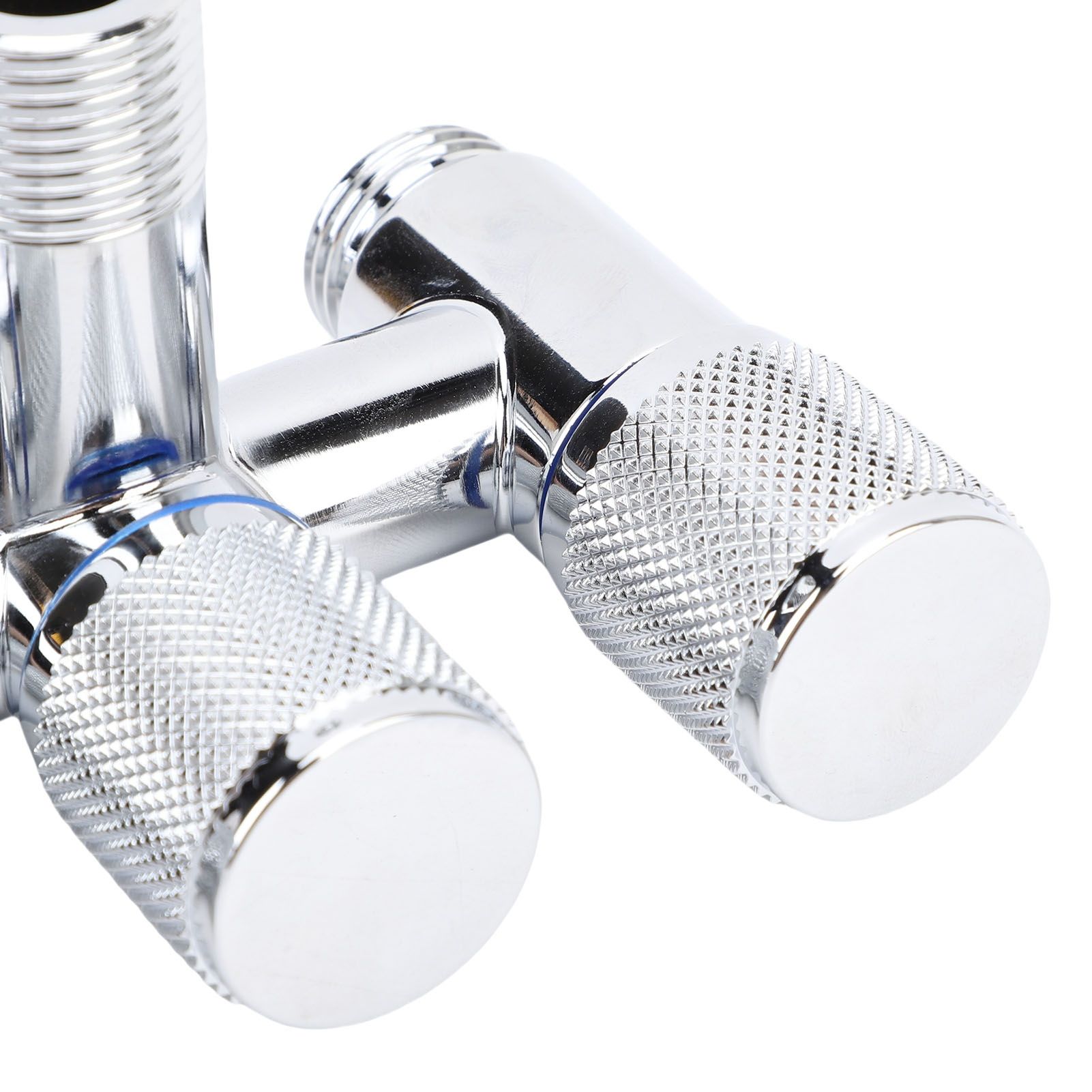 1 in 3 Out Faucet G1/2 Male Thread Stainless Steel 3 Way Water Splitter for view 2