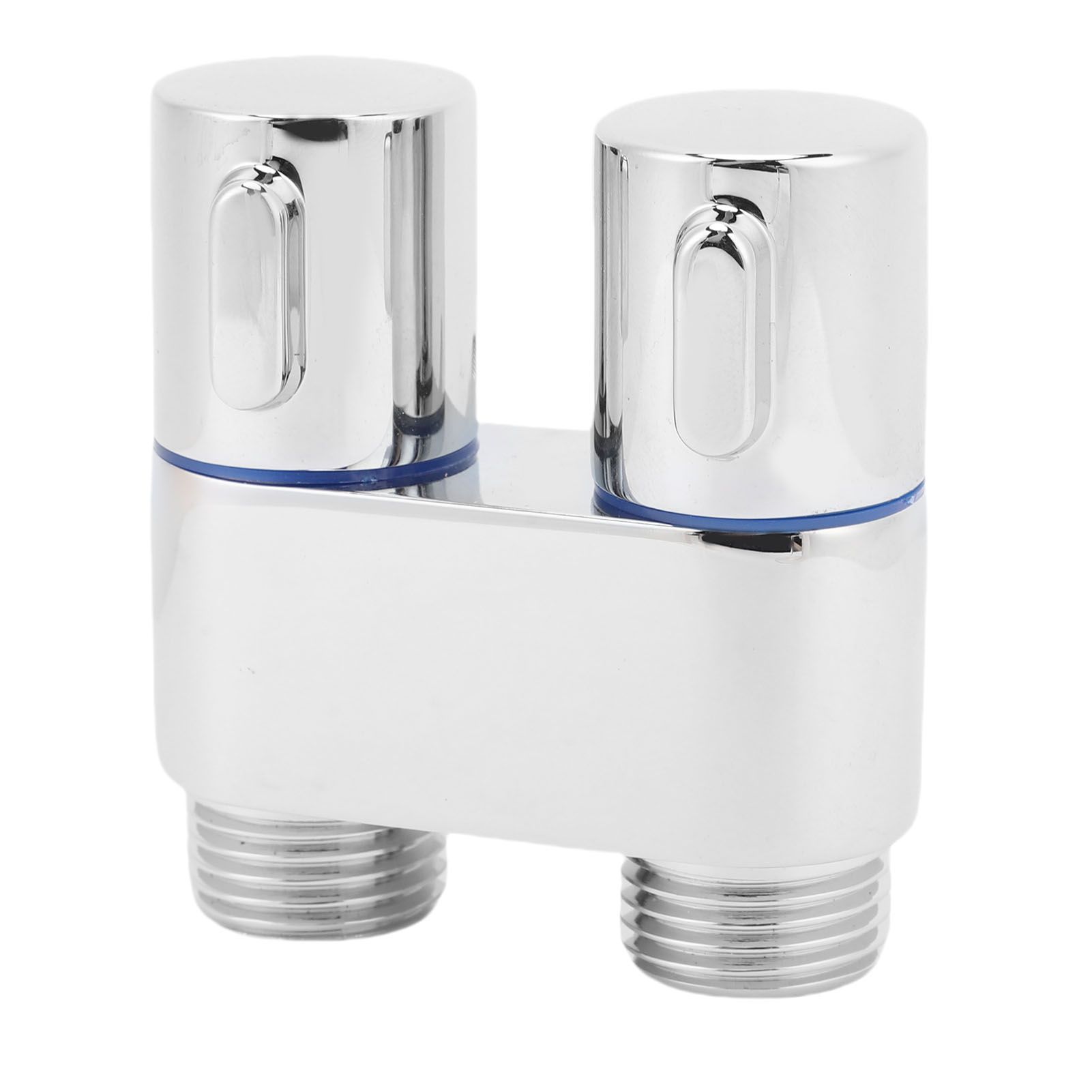 1 In 2 Out Angle Valve G1/2 Male Thread Double Control Metal Angle Valve for view 4