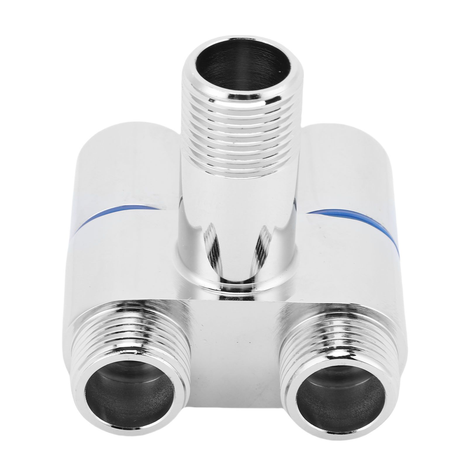 1 In 2 Out Angle Valve G1/2 Male Thread Double Control Metal Angle Valve for view 11