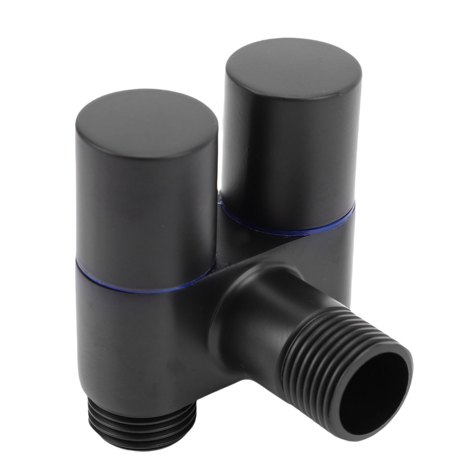 1 In 2 Out Angle Valve G1/2 Male Thread Double Control Metal Angle Valve for view 11