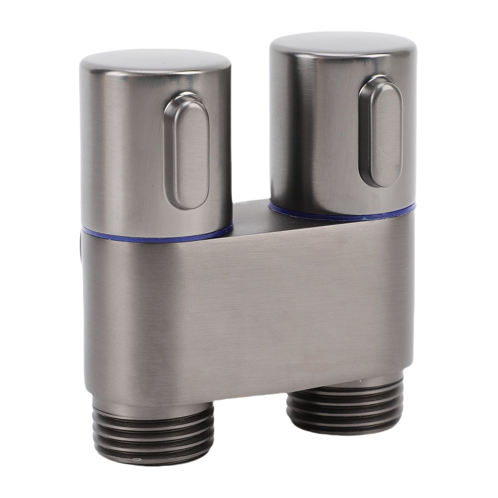 1 In 2 Out Angle Valve G1/2 Male Thread Double Control Metal Angle Valve for view 4