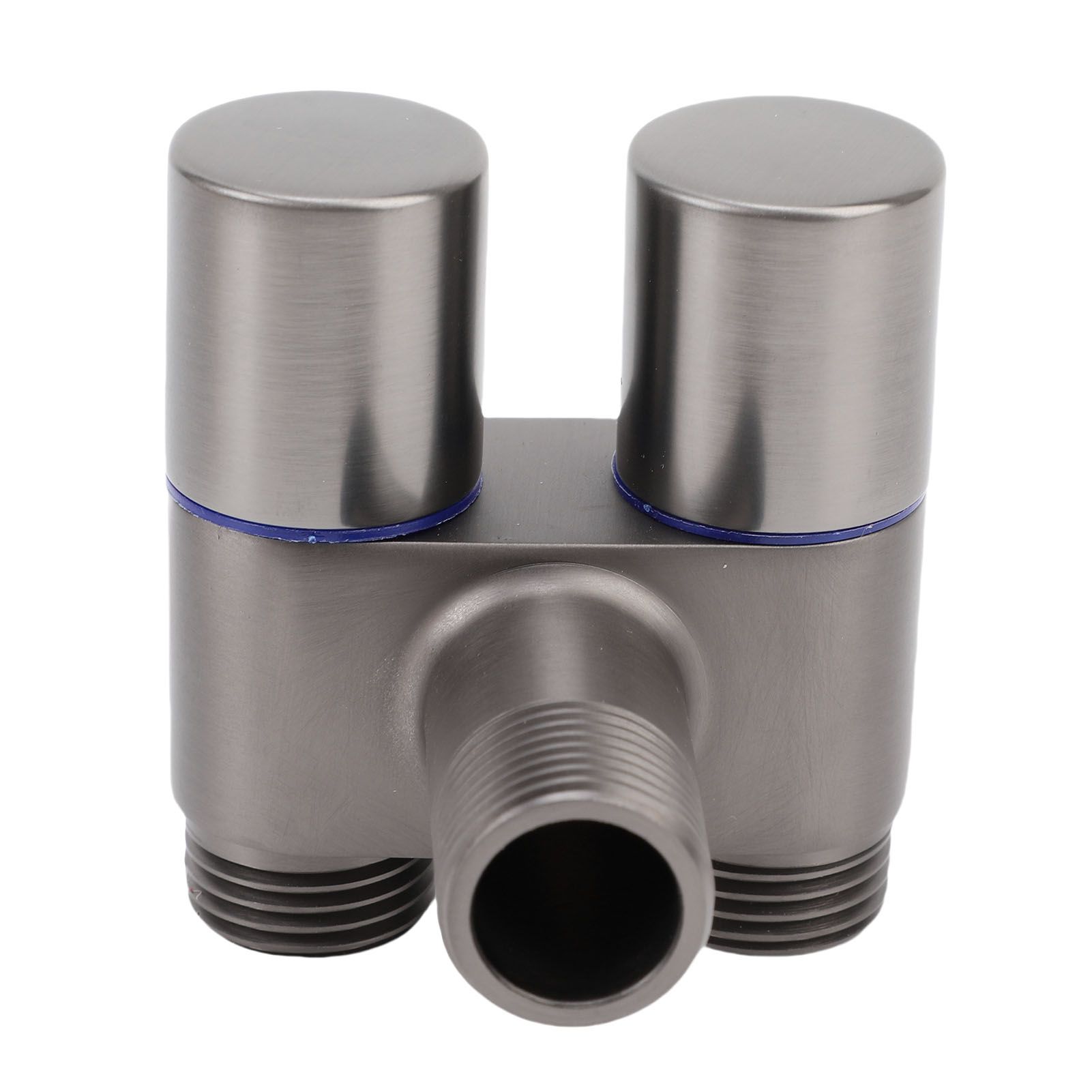 1 In 2 Out Angle Valve G1/2 Male Thread Double Control Metal Angle Valve for view 10