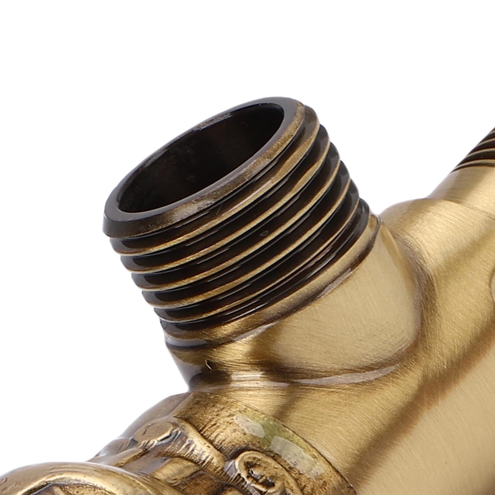 Angle Stop Valve G1/2 Pressure Proof Copper Cold Hot Water Angle Water Stop view 2