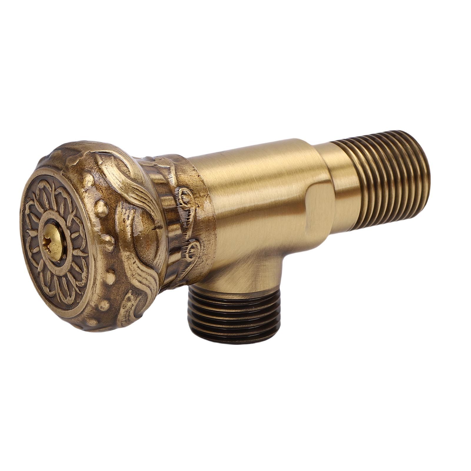 Angle Stop Valve G1/2 Pressure Proof Copper Cold Hot Water Angle Water Stop view 9