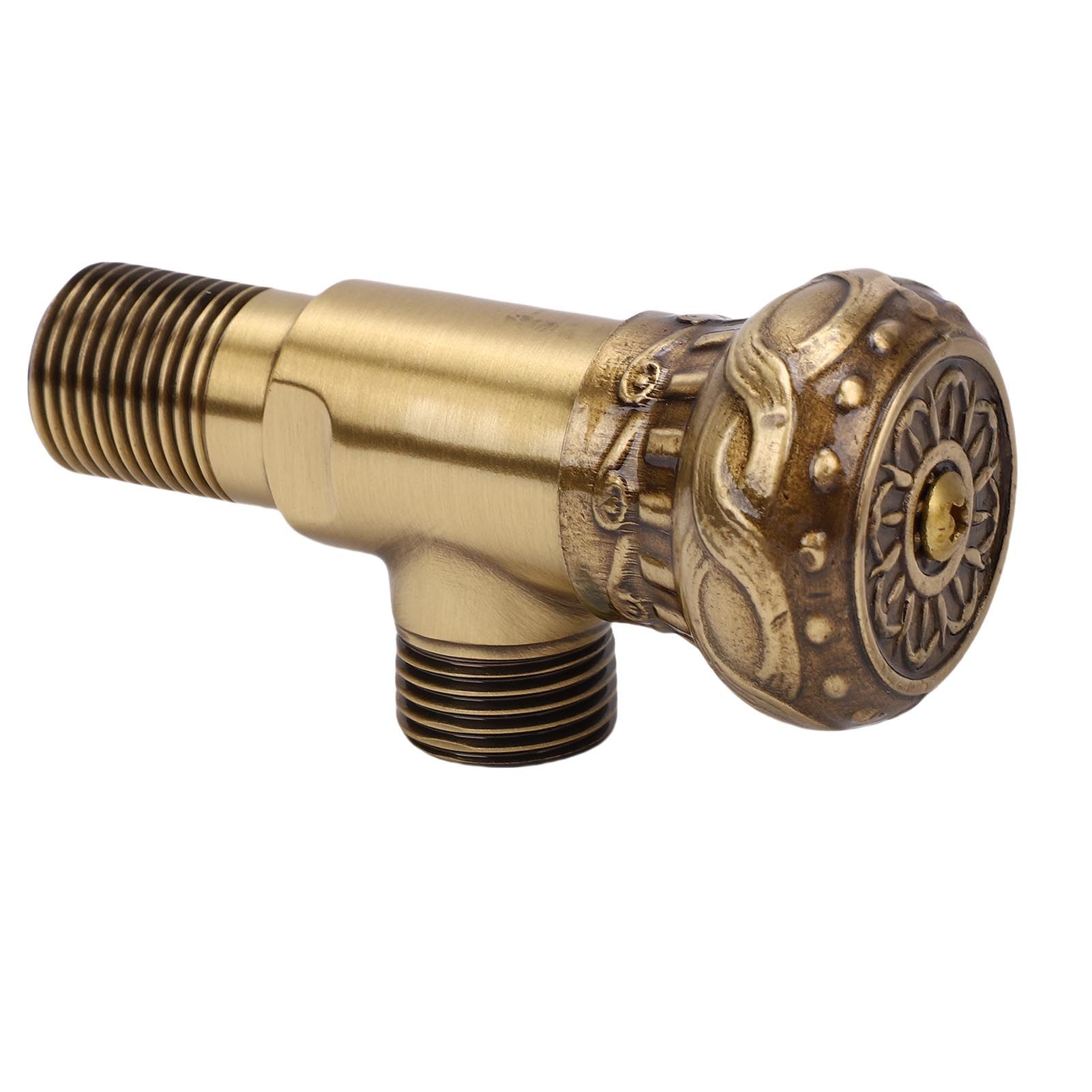 Angle Stop Valve G1/2 Pressure Proof Copper Cold Hot Water Angle Water Stop view 11