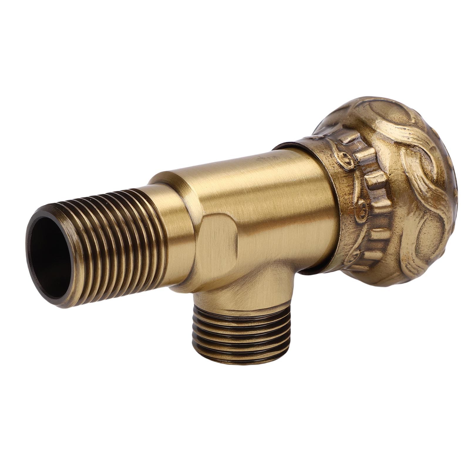 Angle Stop Valve G1/2 Pressure Proof Copper Cold Hot Water Angle Water Stop view 12