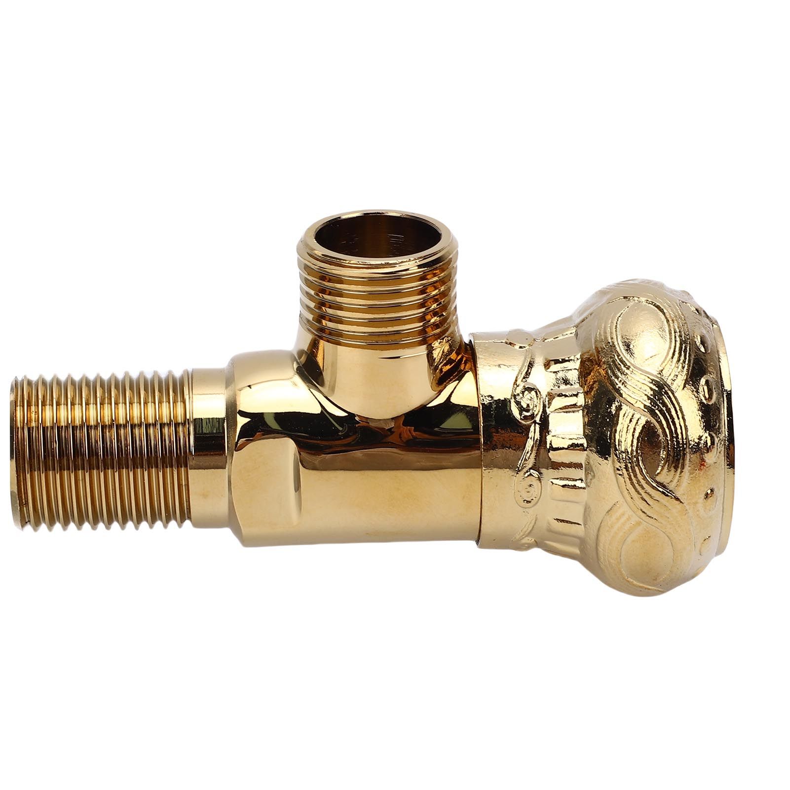 Angle Stop Valve G1/2 Pressure Proof Copper Cold Hot Water Angle Water Stop — image 1