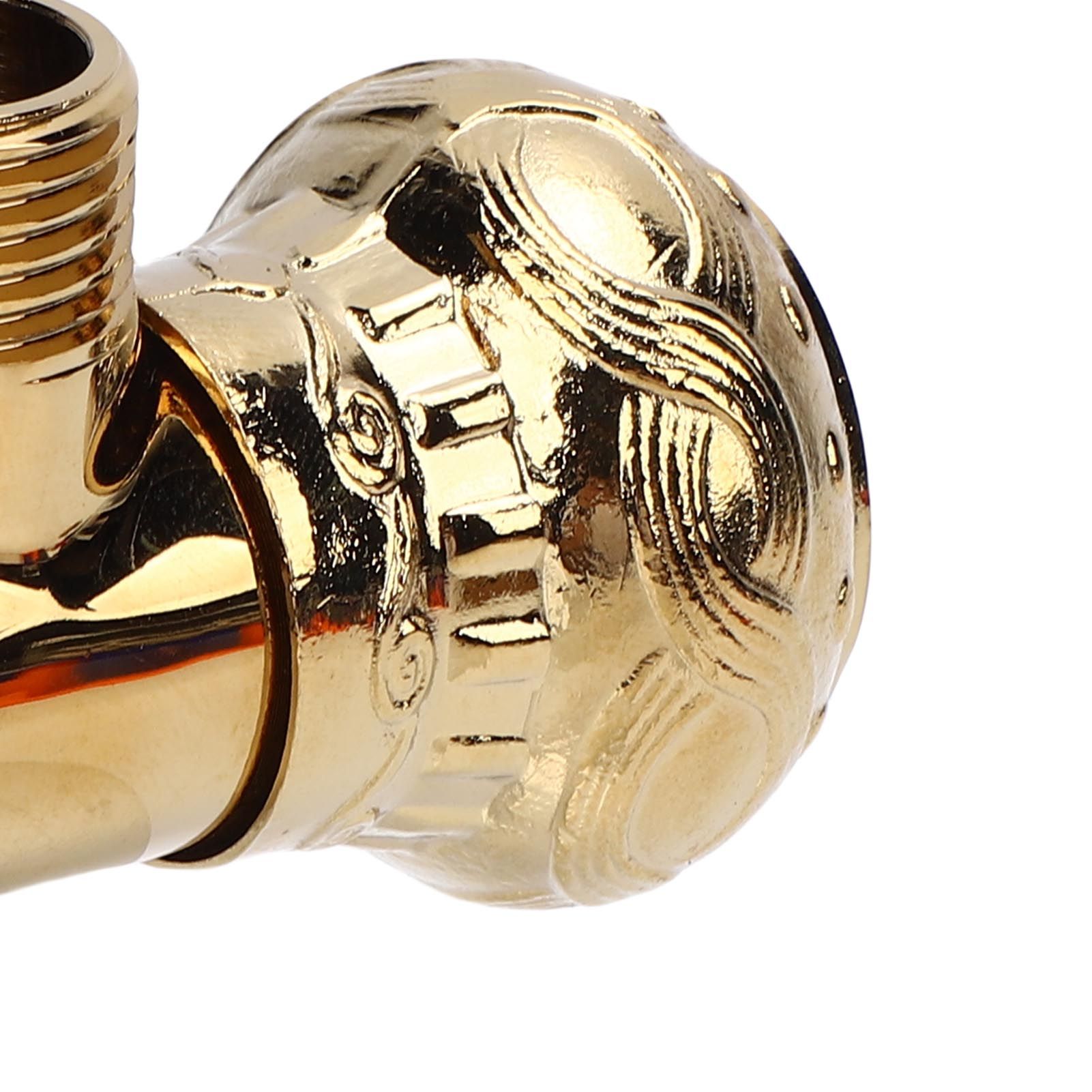 Angle Stop Valve G1/2 Pressure Proof Copper Cold Hot Water Angle Water Stop view 2